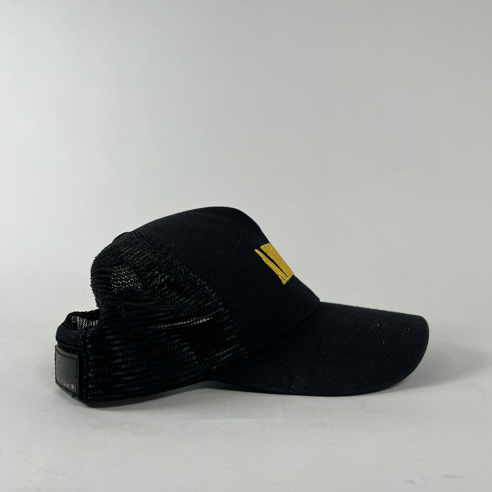 Amiri Black Trucker Hat