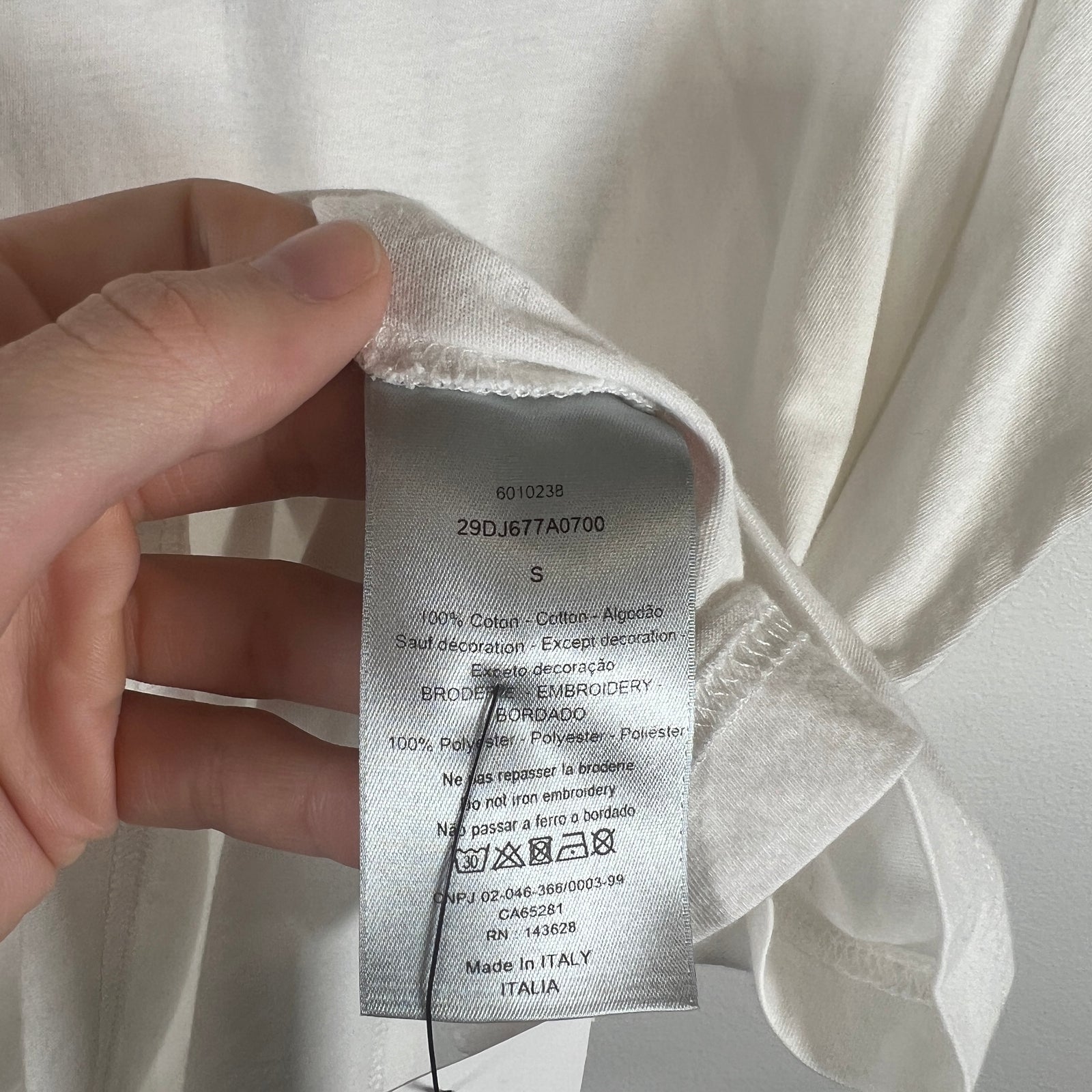 Dior Mount Zion T-Shirt Size S