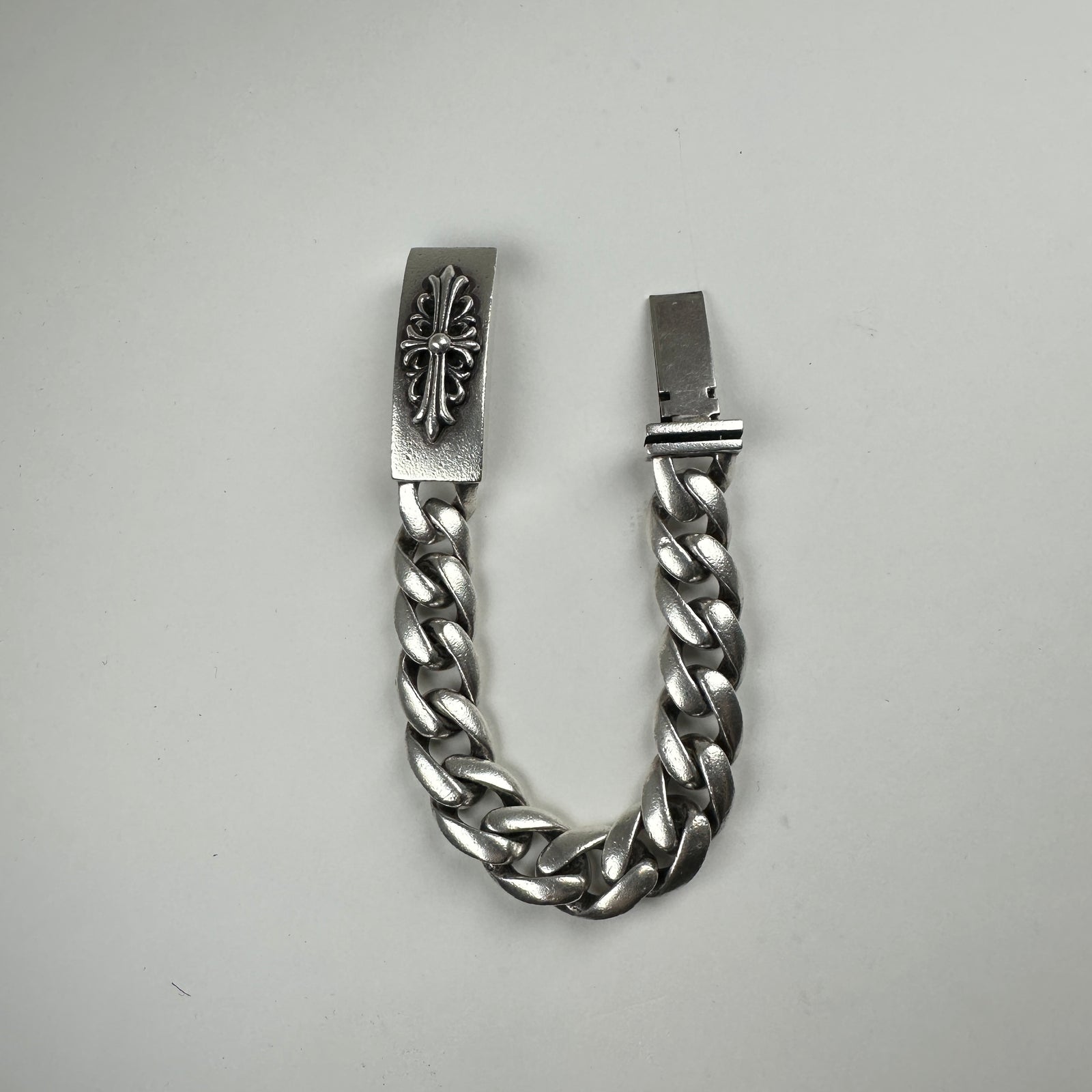 Chrome Hearts Floral Cross ID Bracelet
