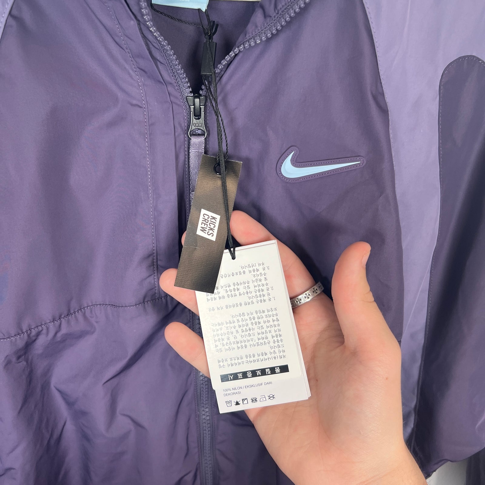 Nocta x Nike Purple Track Jacket Size S