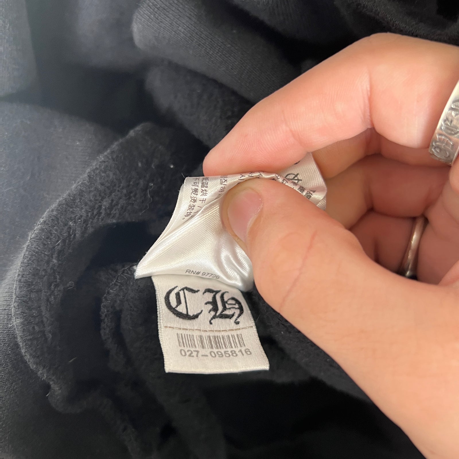 Chrome Hearts Motifs Hoodie Size L