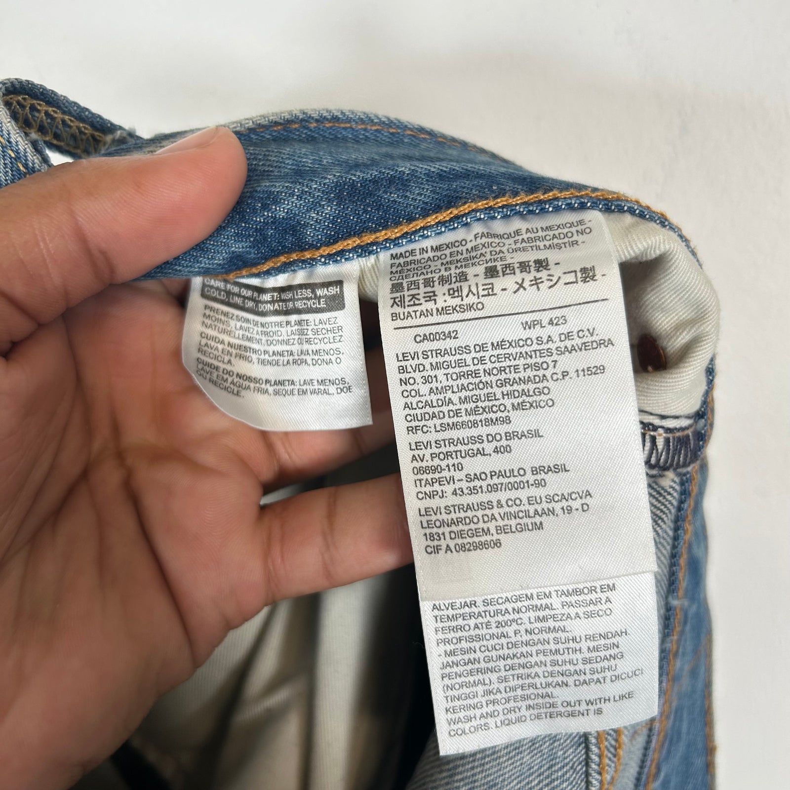Denim Tears x (B)Stroy Lightwash Wreath Jeans Size 33