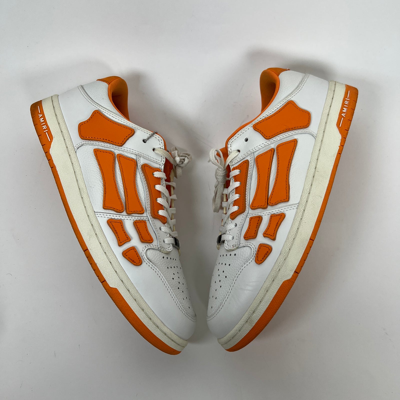 Amiri Orange Skel Low Top Sneaker Size 45