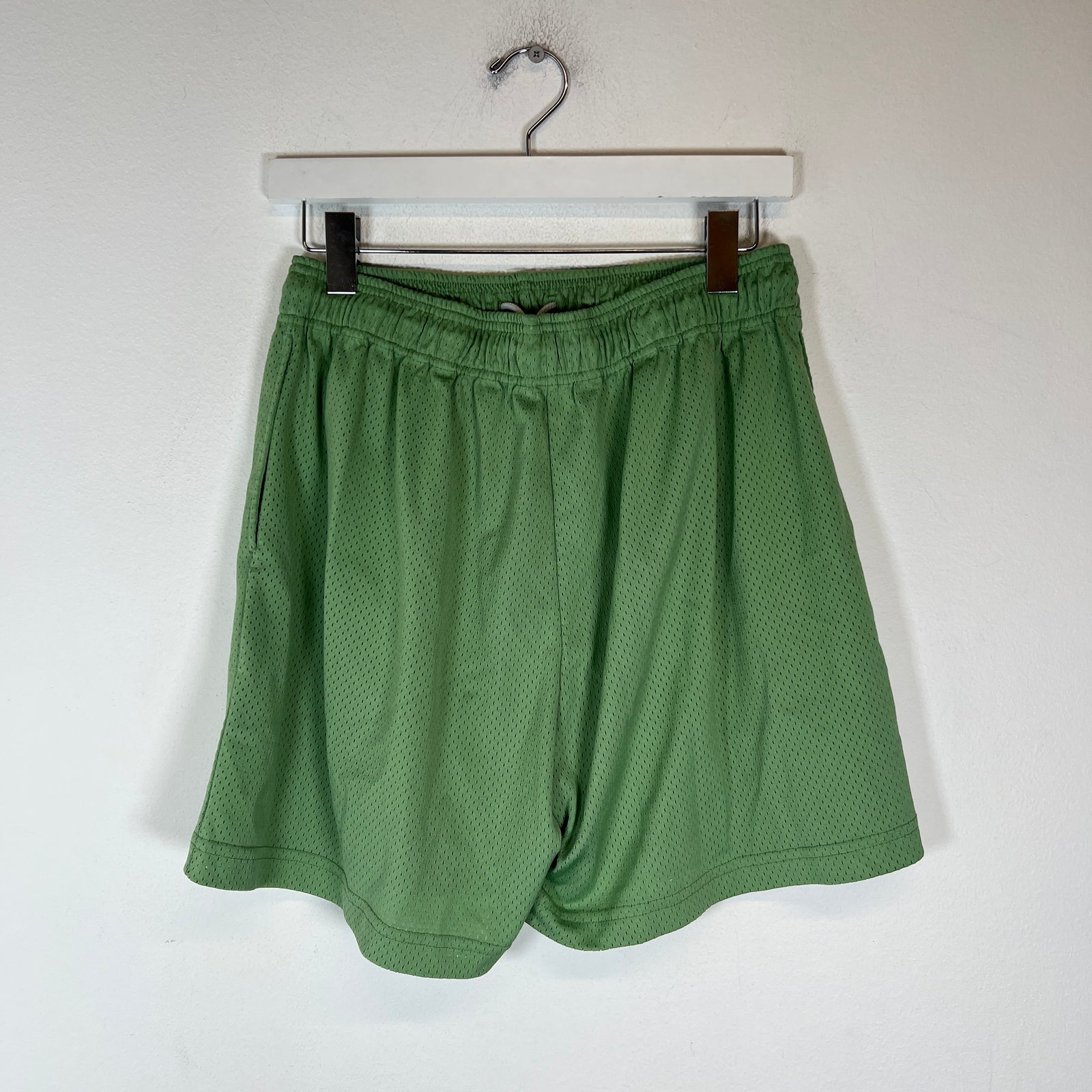 Eric Emanuel Green/Brown Mesh Shorts Size L