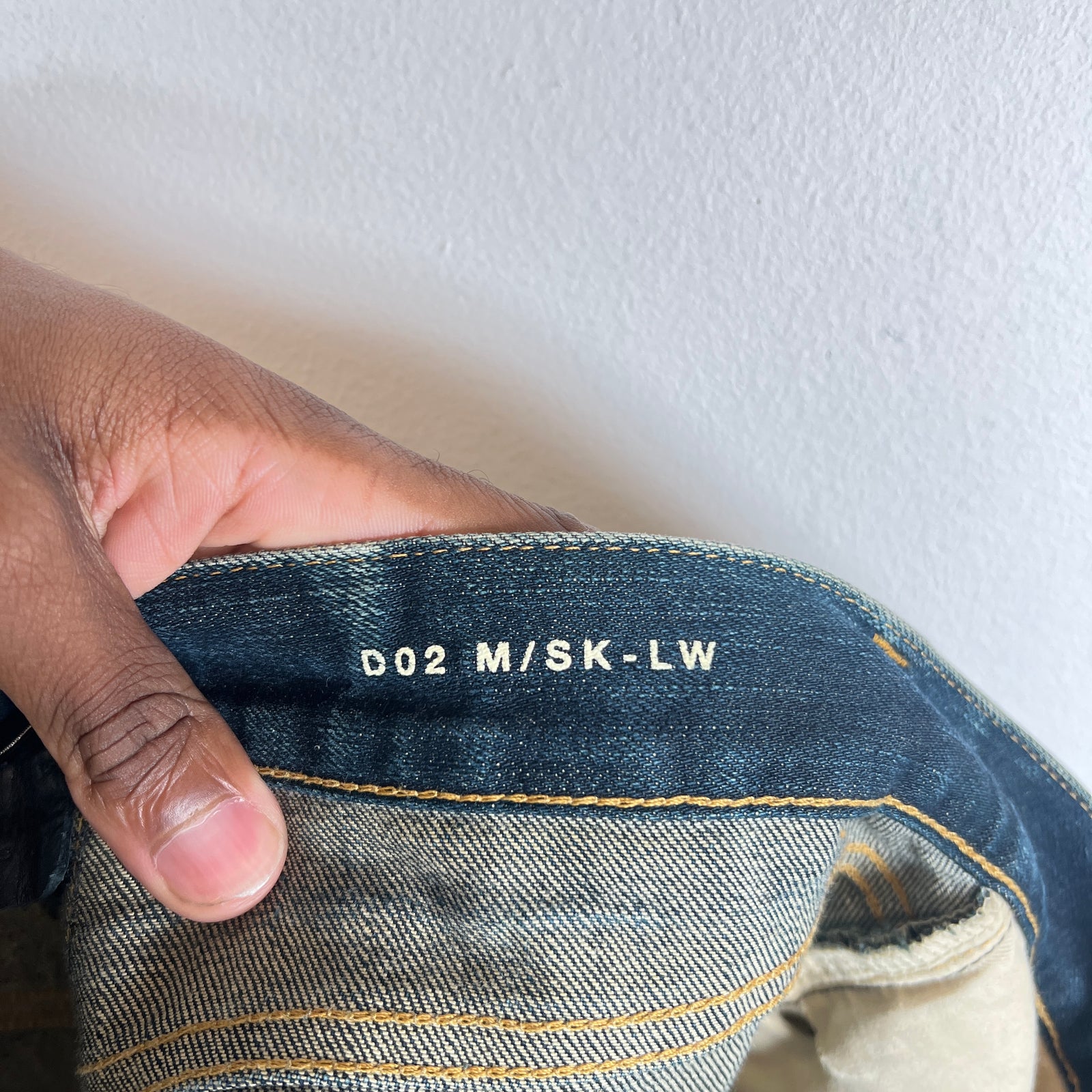 Saint Laurent Dark Blue Raw Denim D02 Jeans Size 30