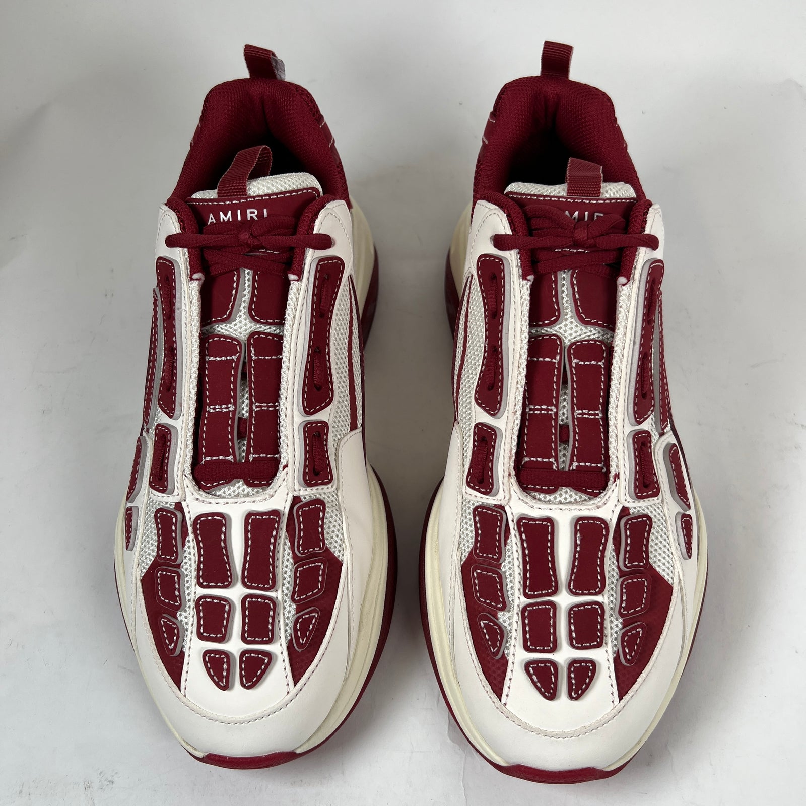Amiri Burgundy Bone Runner Size 45