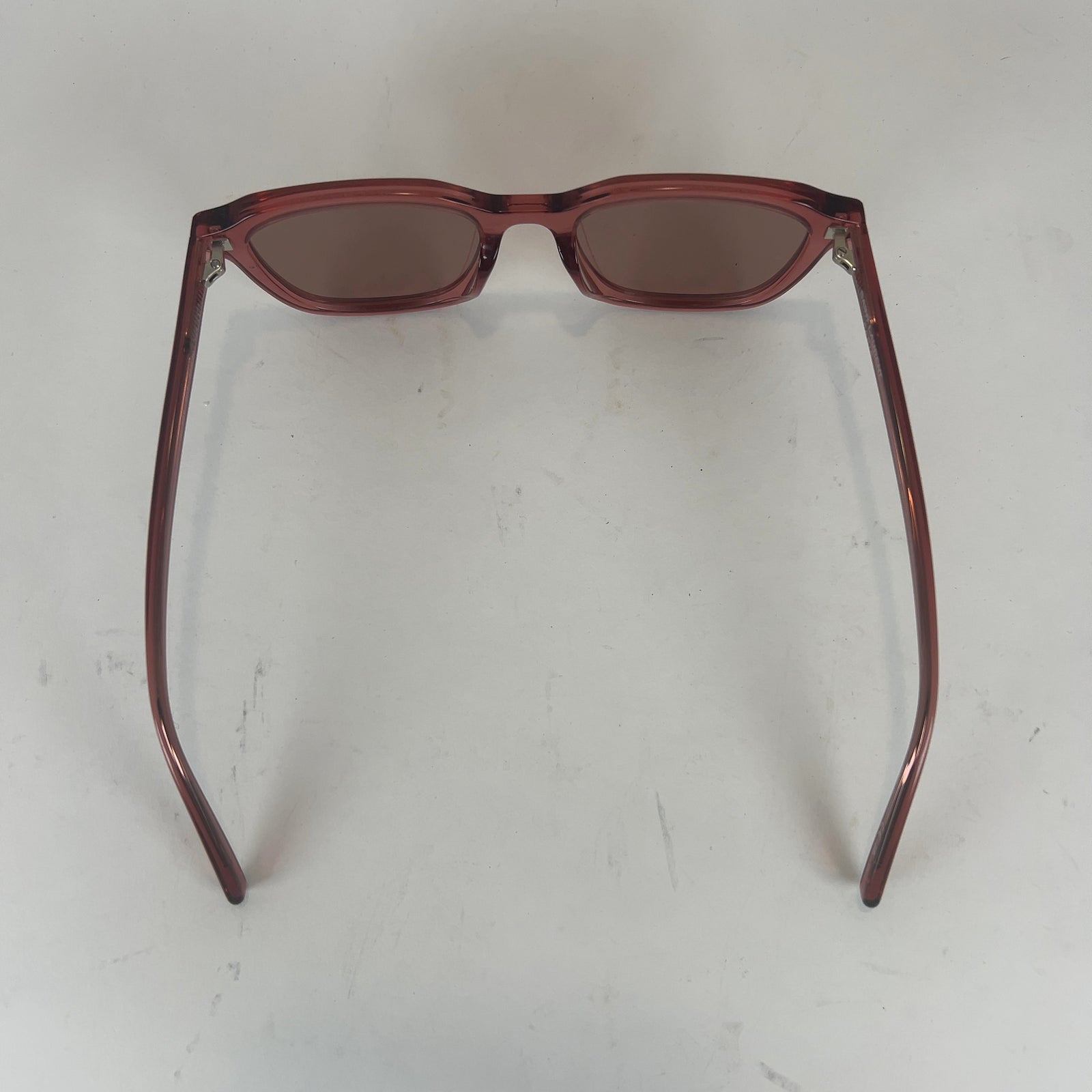 Saint Laurent Acetate Logo Sunglasses