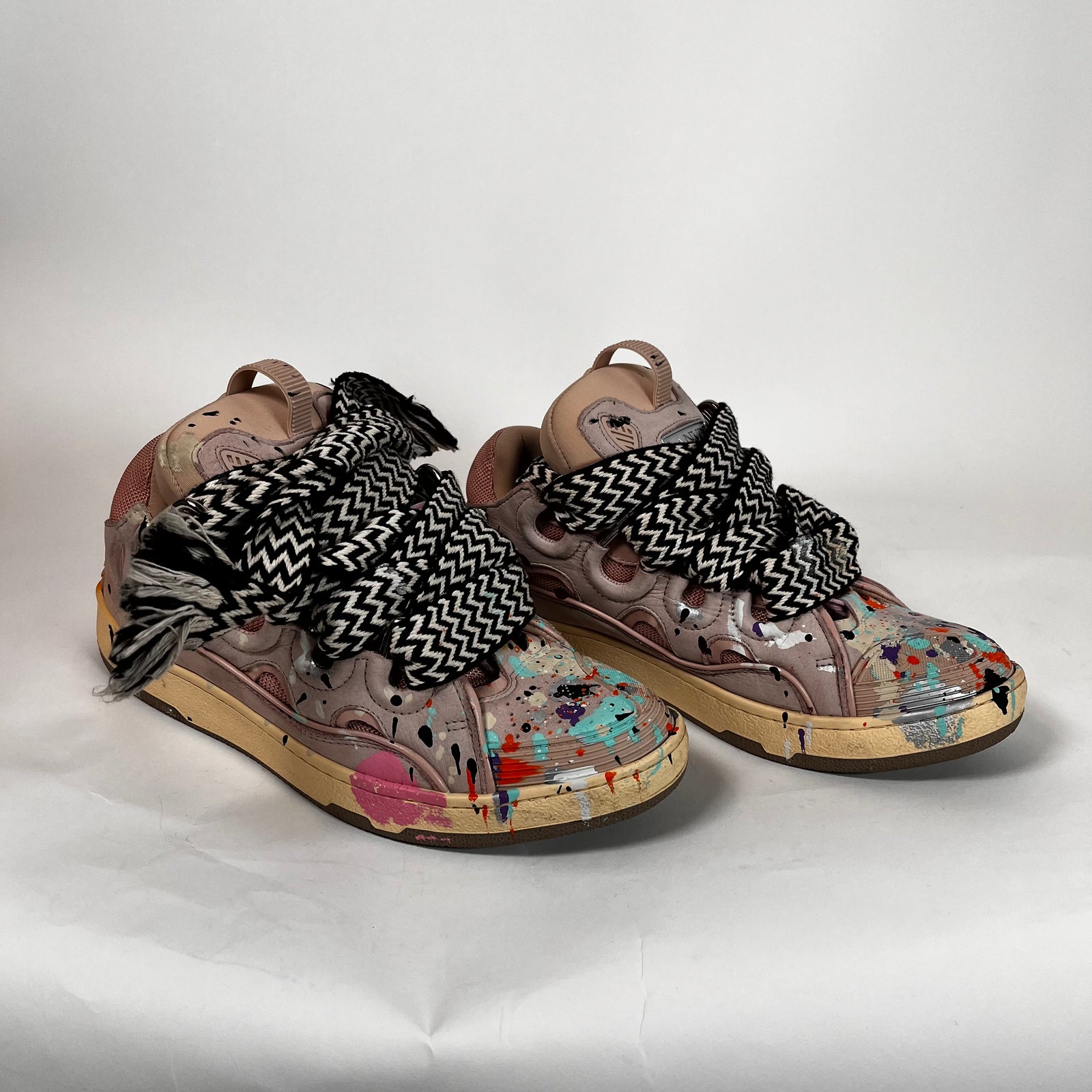 Lanvin x Gallery Dept Pink Leather Curbs Size 42