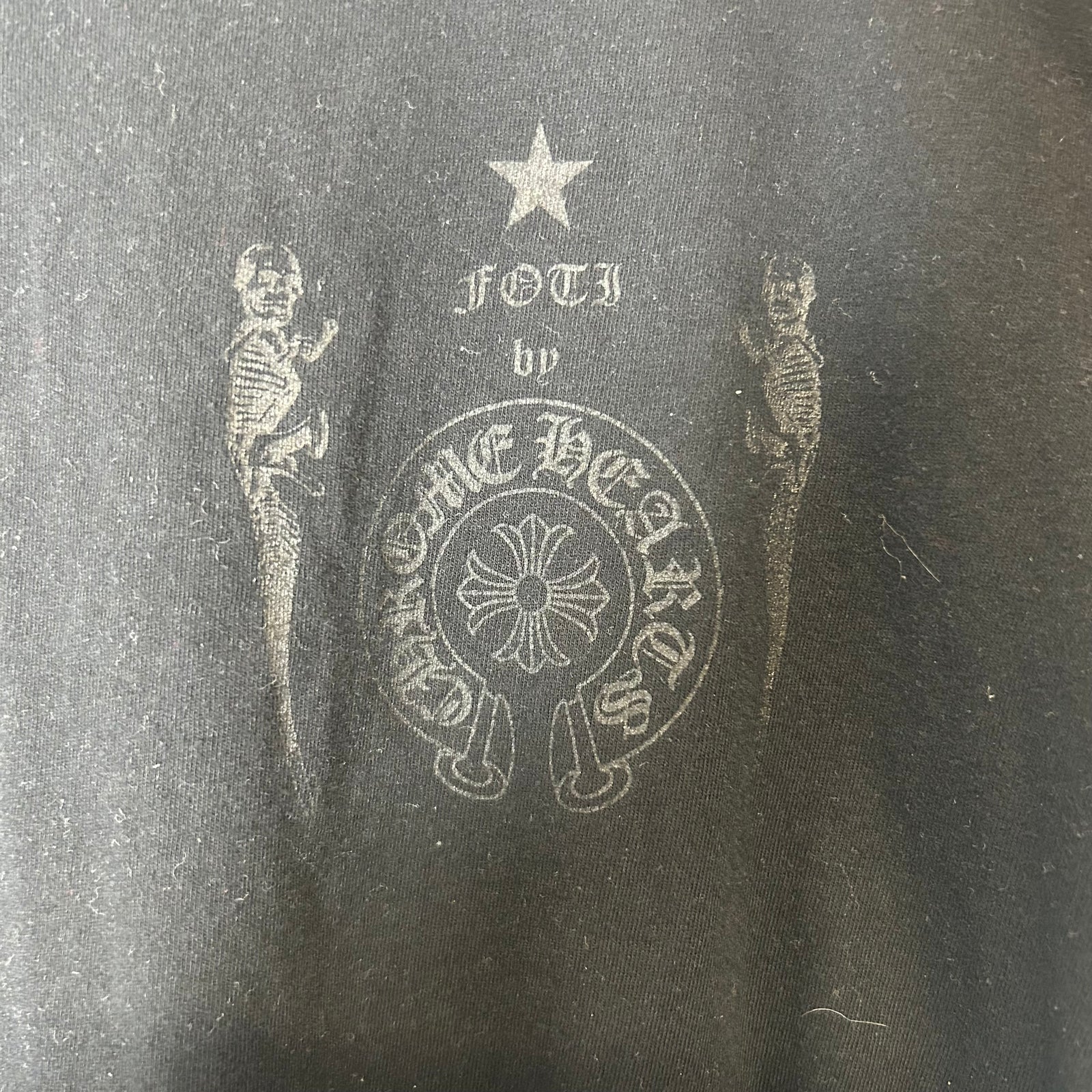 Chrome Hearts Black Foti Skull Longsleeve Size M
