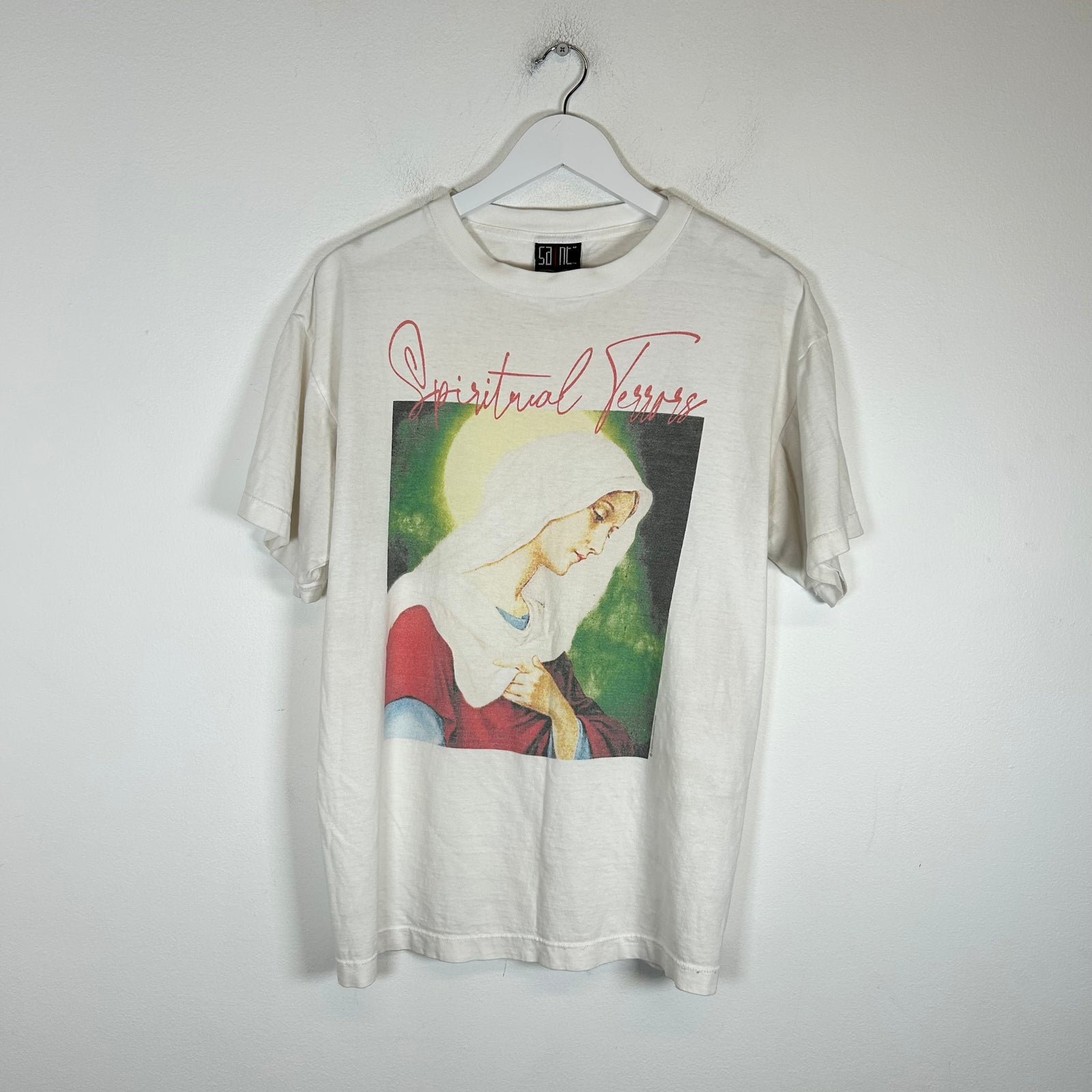 Saint Michael White Underlying Chaos T-Shirt Size M
