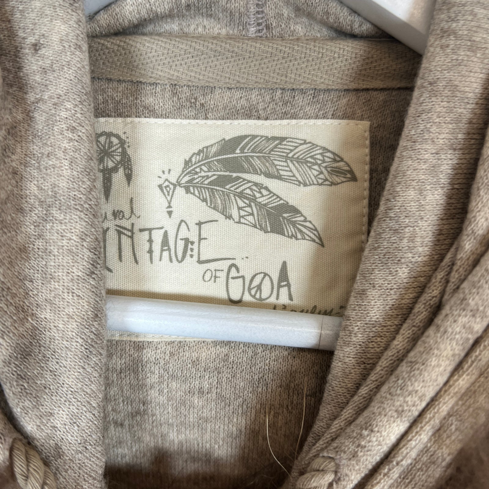 Goa Fur Hood ZIp Up Jacket Size S