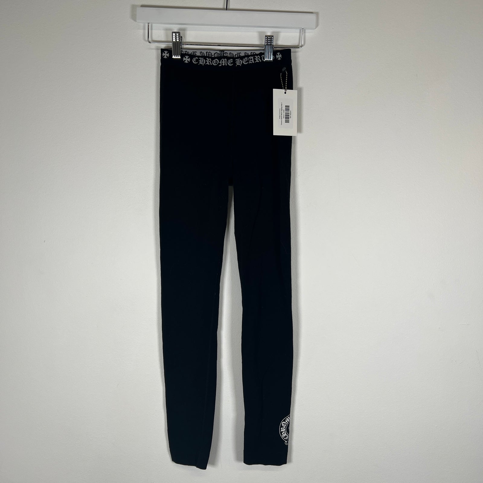 Chrome Hearts Black Leggings Size S
