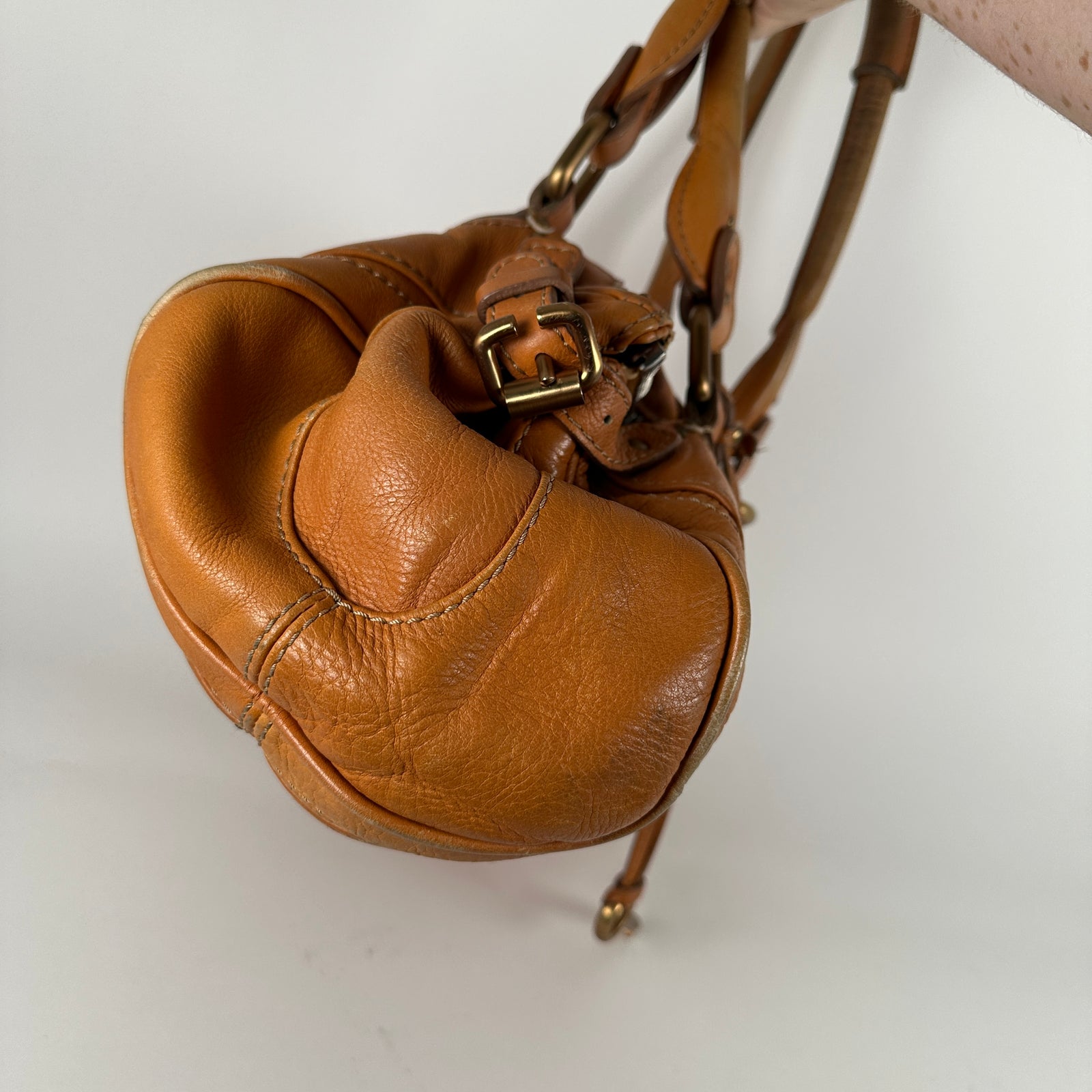 Chloe Paddington Lock Leather Handbag