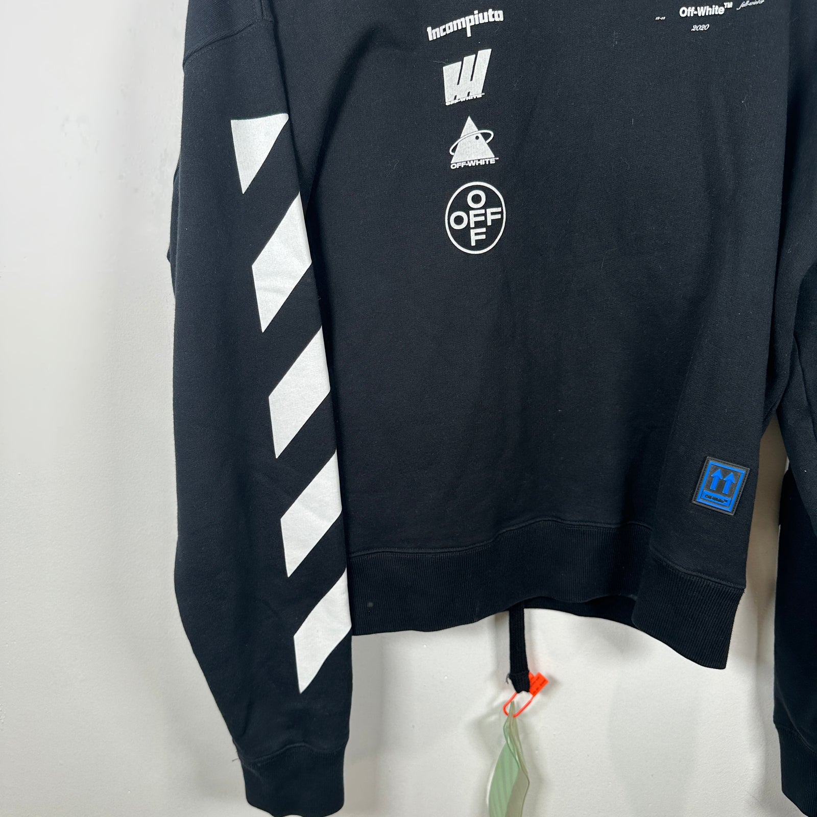 Off-White Stencil Sleeves Crewneck Size S