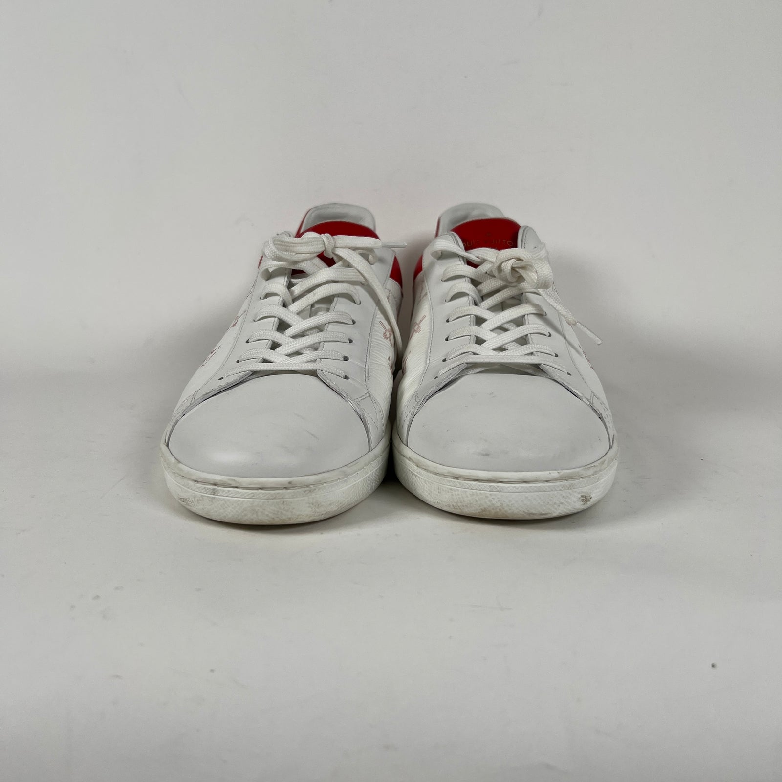 Louis Vuitton Red Monogram Luxembourg Size 11
