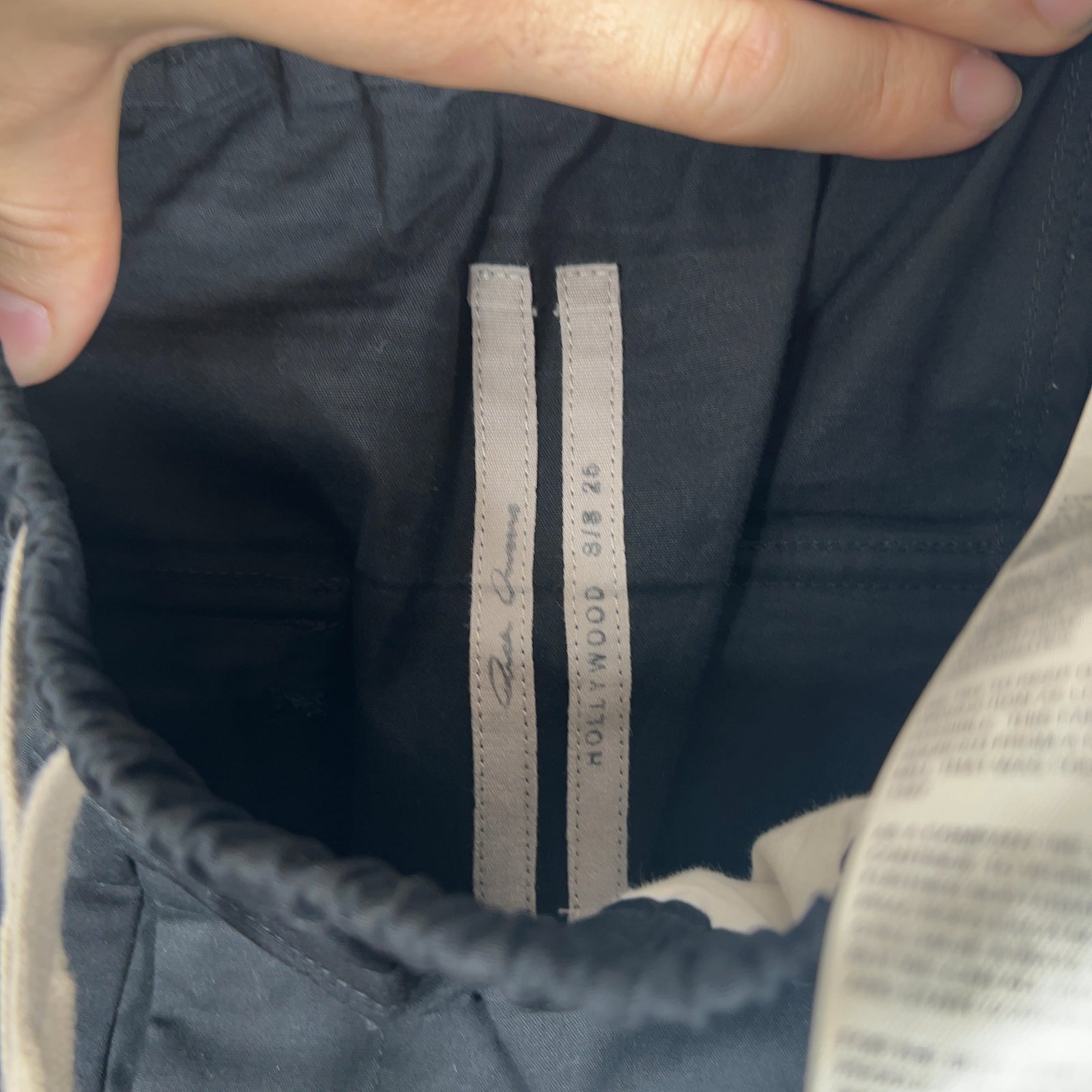 Rick Owens DRKSHDW Drop Crotch Straight Leg Pants
