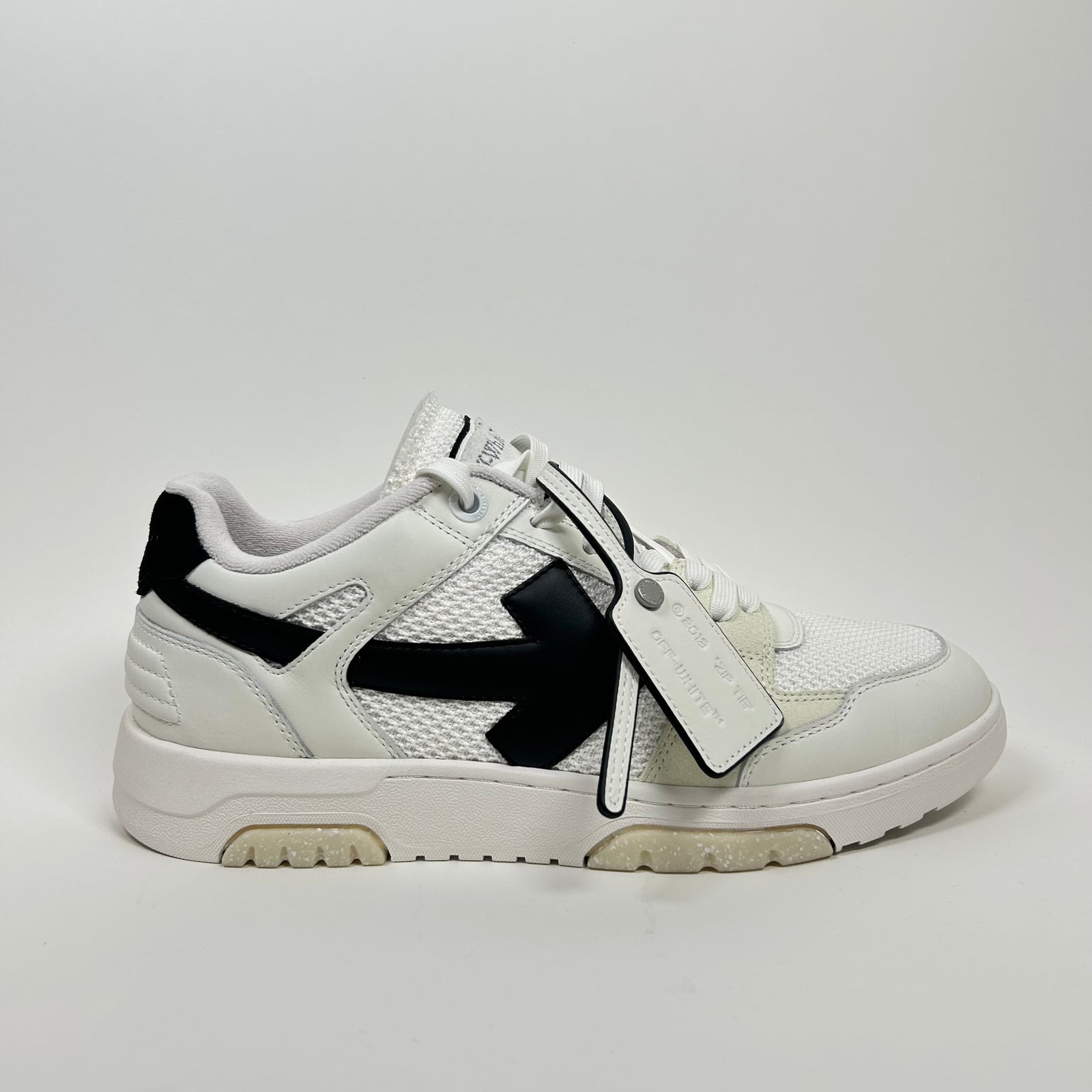 Off-White White/Black Out Of Office Sneaker Size 45