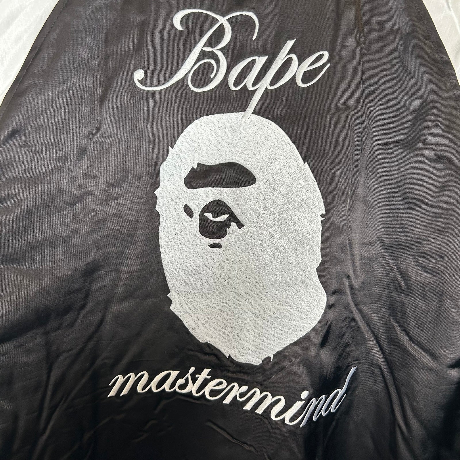Bape x Mastermind Black Souvenir Jacket Size XXL