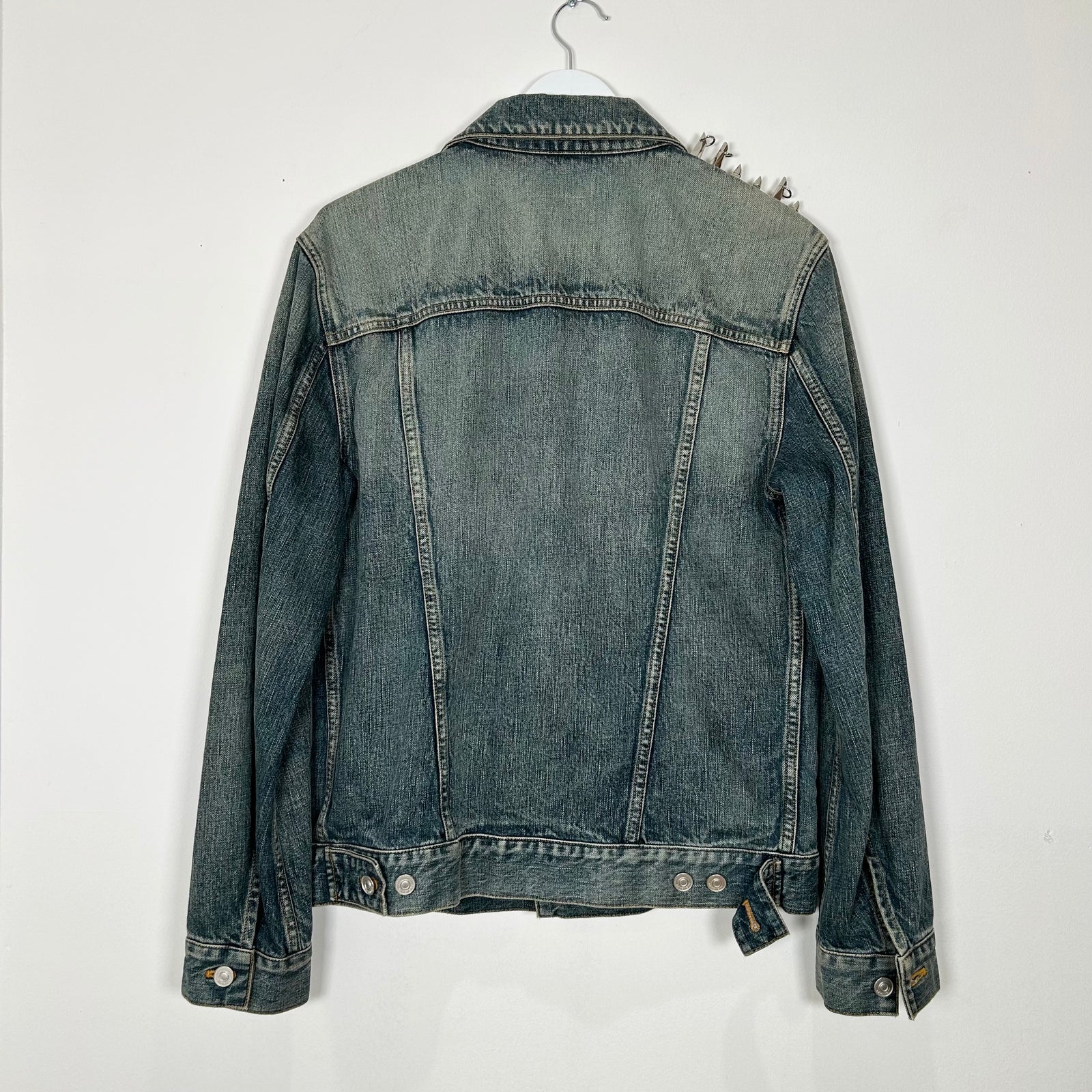 Givenchy Spiked Jean Jacket Size Medium
