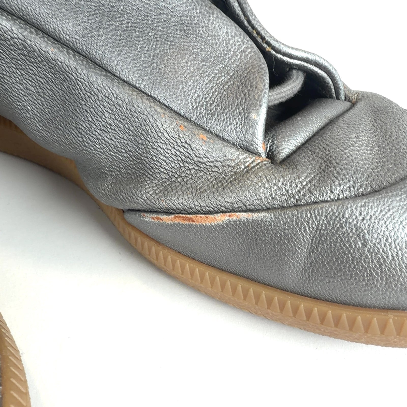 Maison Margiela Silver Gumsole Futures Hightop Sneakers