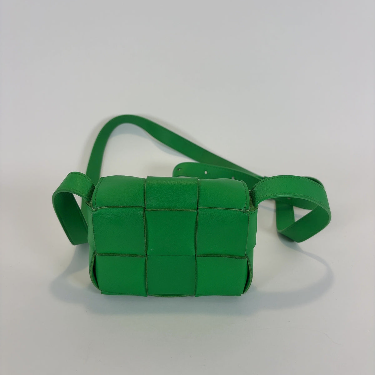 Bottega Veneta Mini Cassette Leather Bag