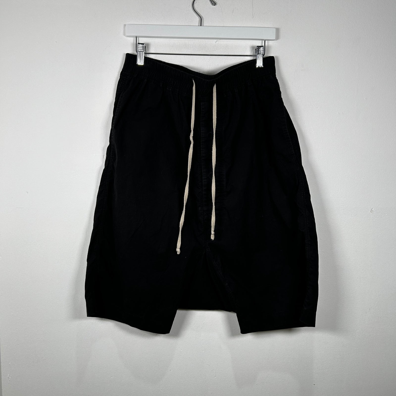 Rick Owens Black Pod Shorts Size M