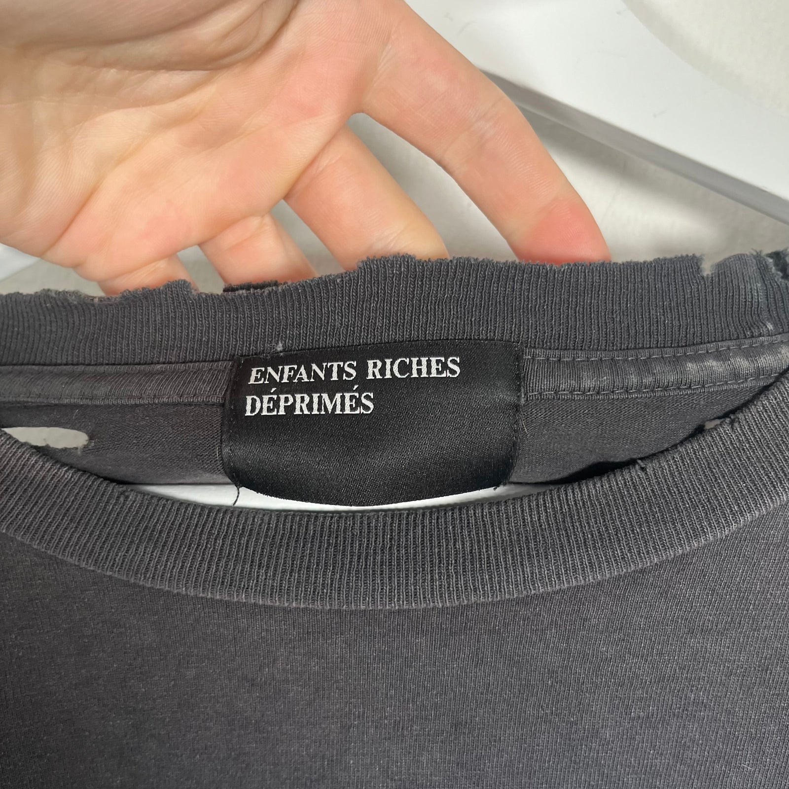 Enfants Riches Deprimes 'Bonds of Matrimony' Grey Long-Sleeve Size M