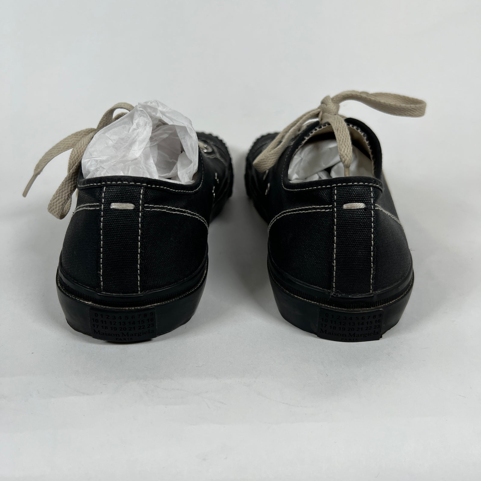 Maison Margiela Black Tabi Sneaker Sz 39.5