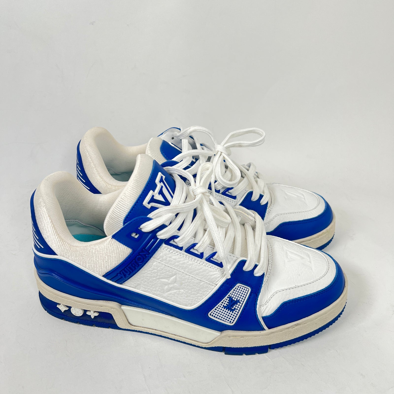 Louis Vuitton Blue/White Trainer Size LV 5.5
