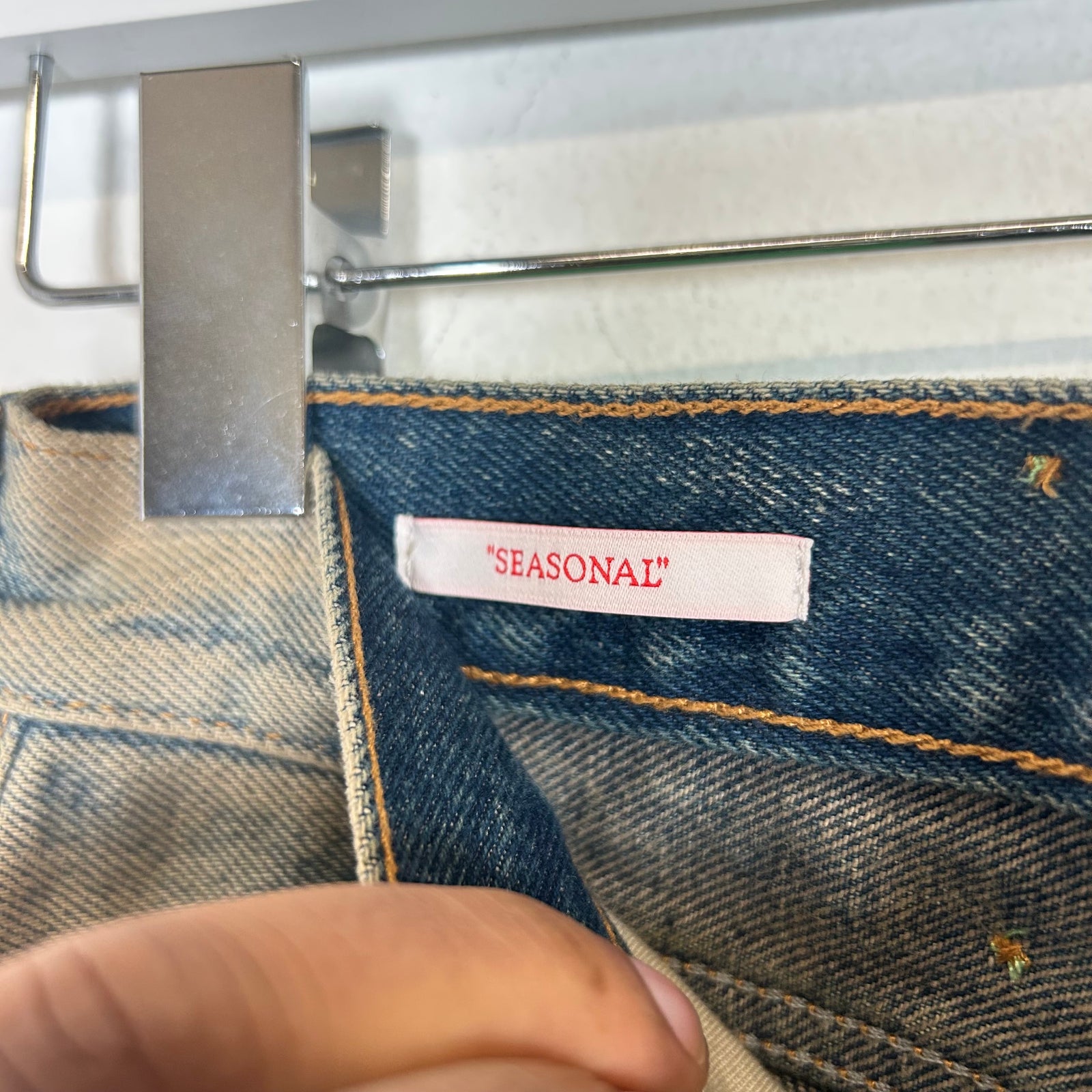 Off-White Diag Multi-Logo Washed Jeans Size 32