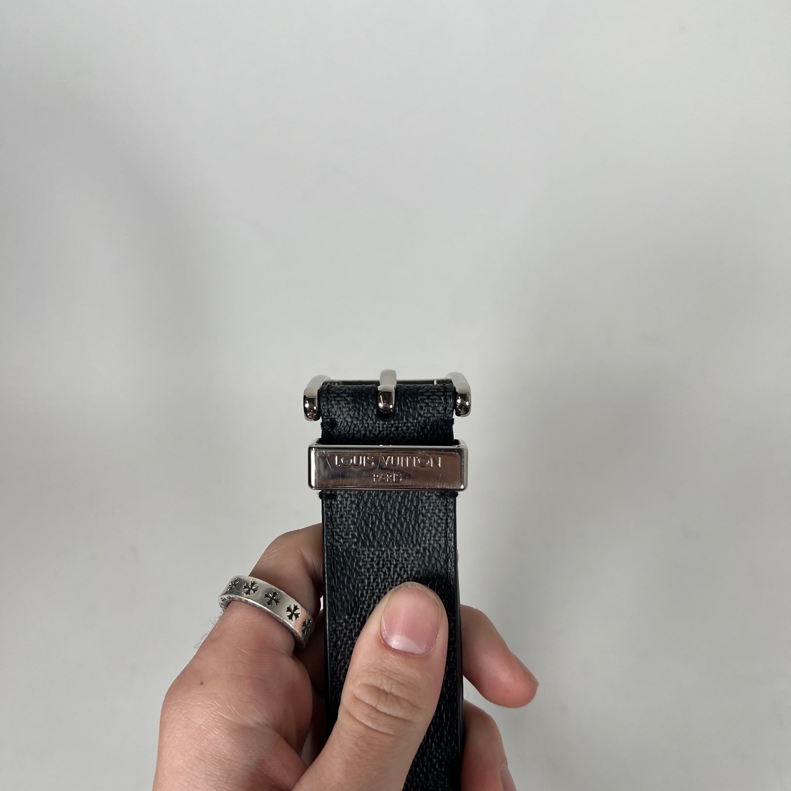 Louis Vuitton Black Damier Ceinture Belt
