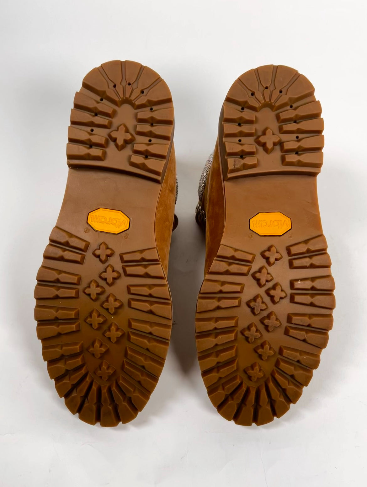 Jimmy Choo Timberland 6" Wheat Swarvoski Boots Size 10.5