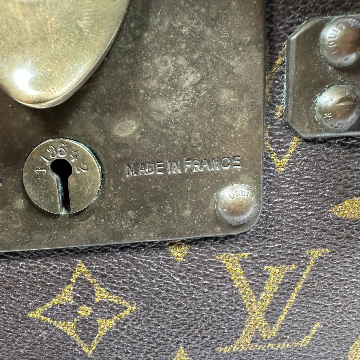 Louis Vuitton 1954 Monogram Alzer 50 Trunk