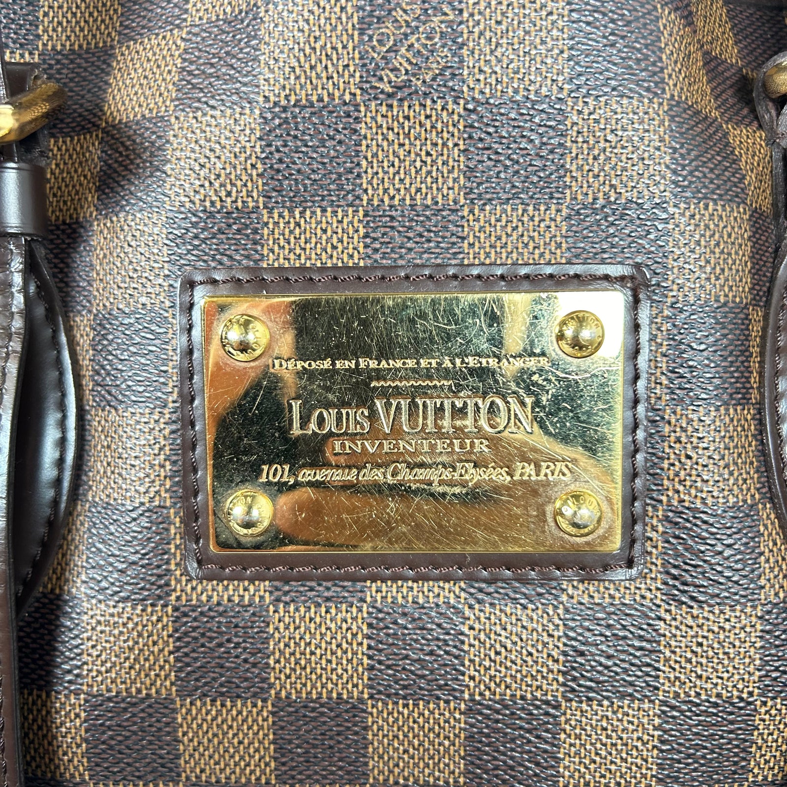 Louis Vuitton Damier Ebene Hampstead PM Bag