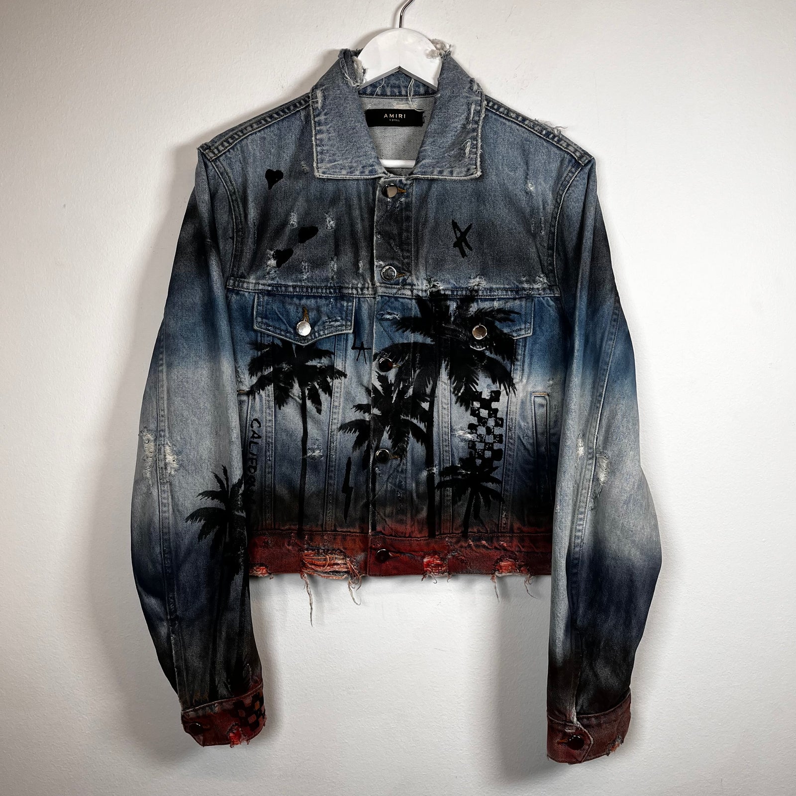 Amiri Beach Jean Jacket Size XS