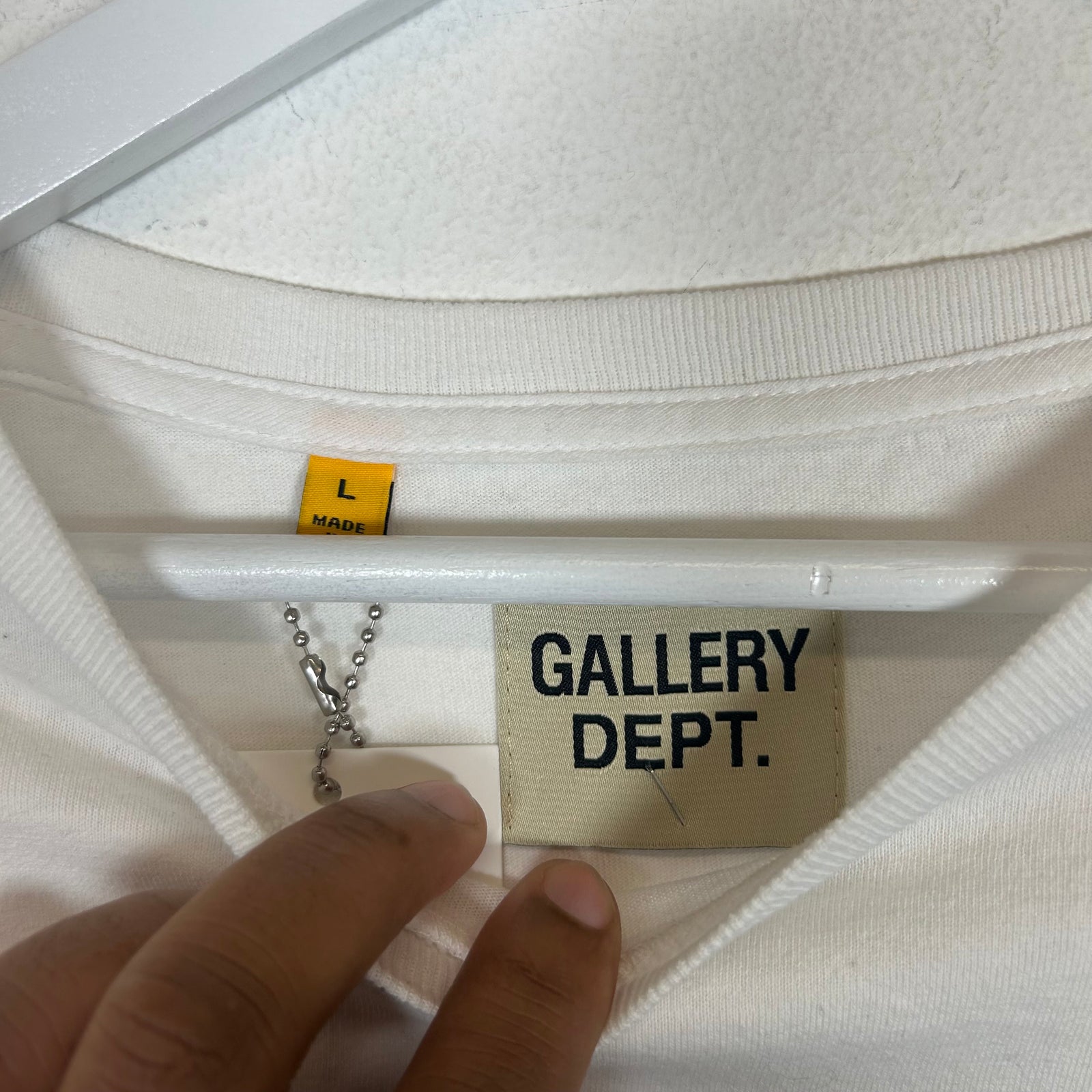 Gallery Dept White/Blue French Collector Longsleeve Size L