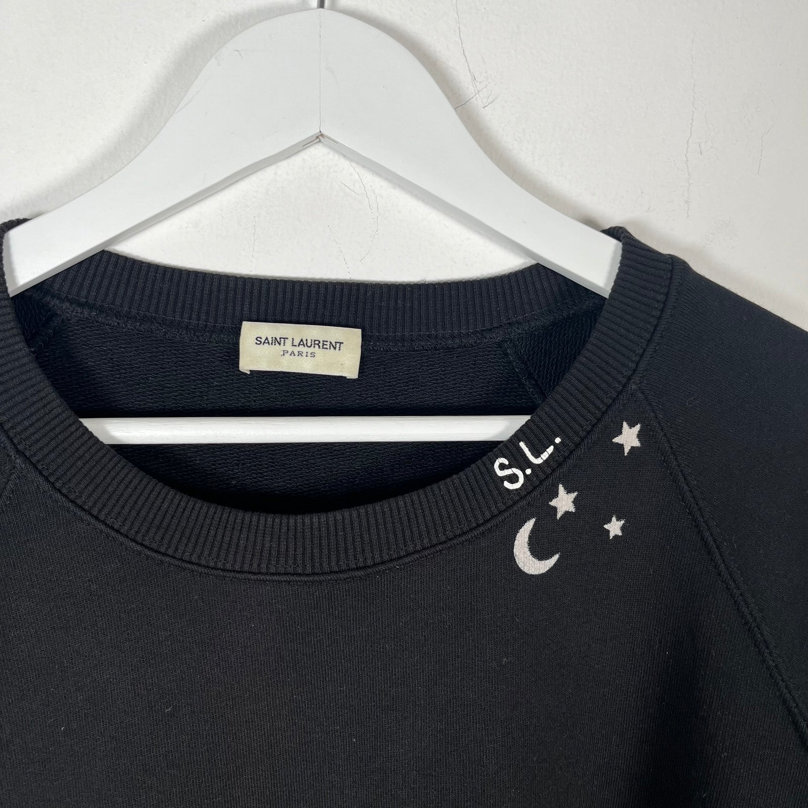 Saint Laurent Black Star Crewneck Size M