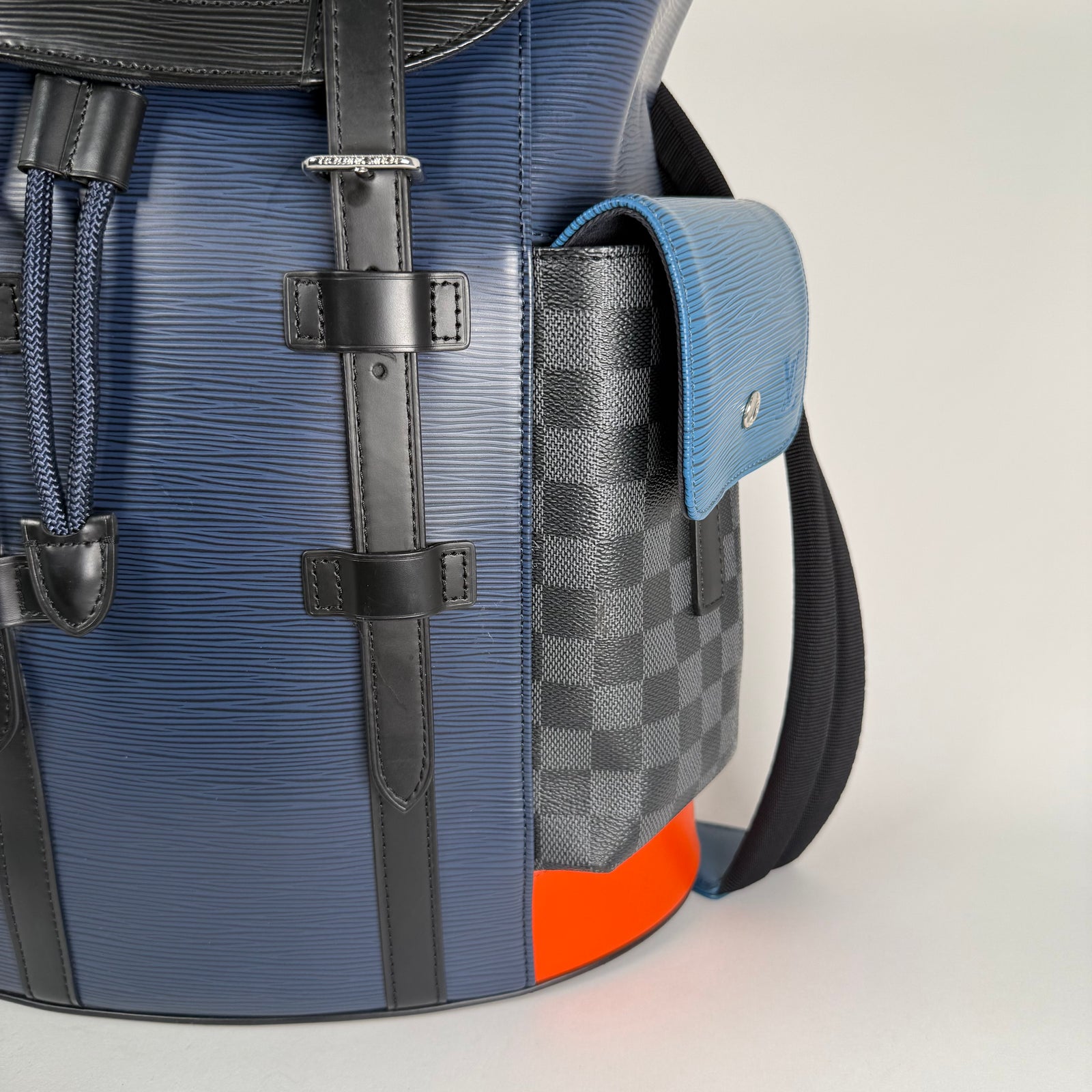 Louis Vuitton Epi Christopher Damier Cobalt Backpack