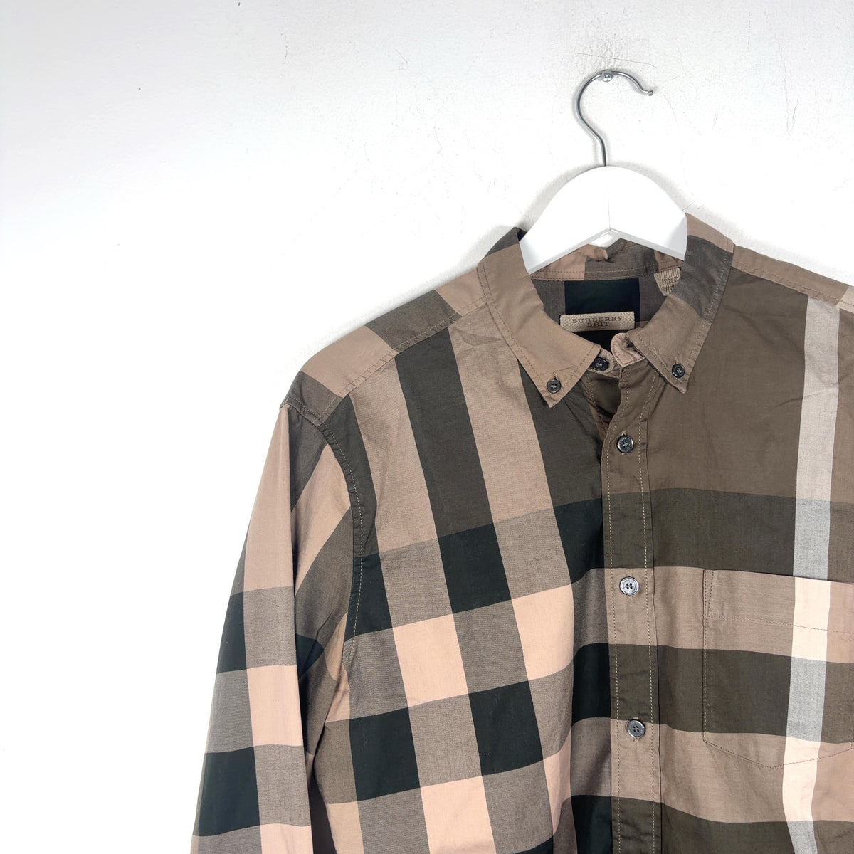 Burberry Big Plaid Button-Up Shirt