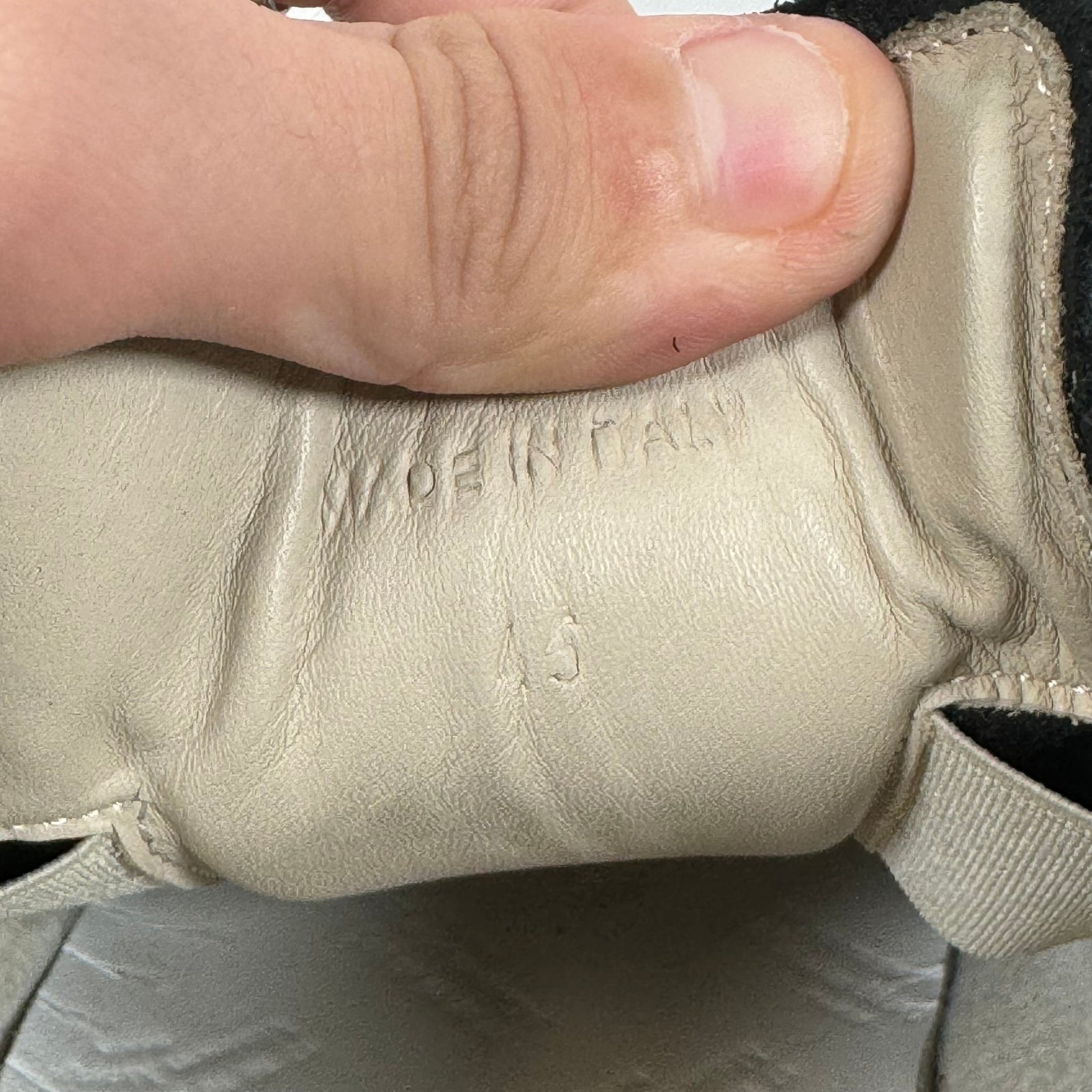 Maison Margiela Black/Gum Gats Size 45