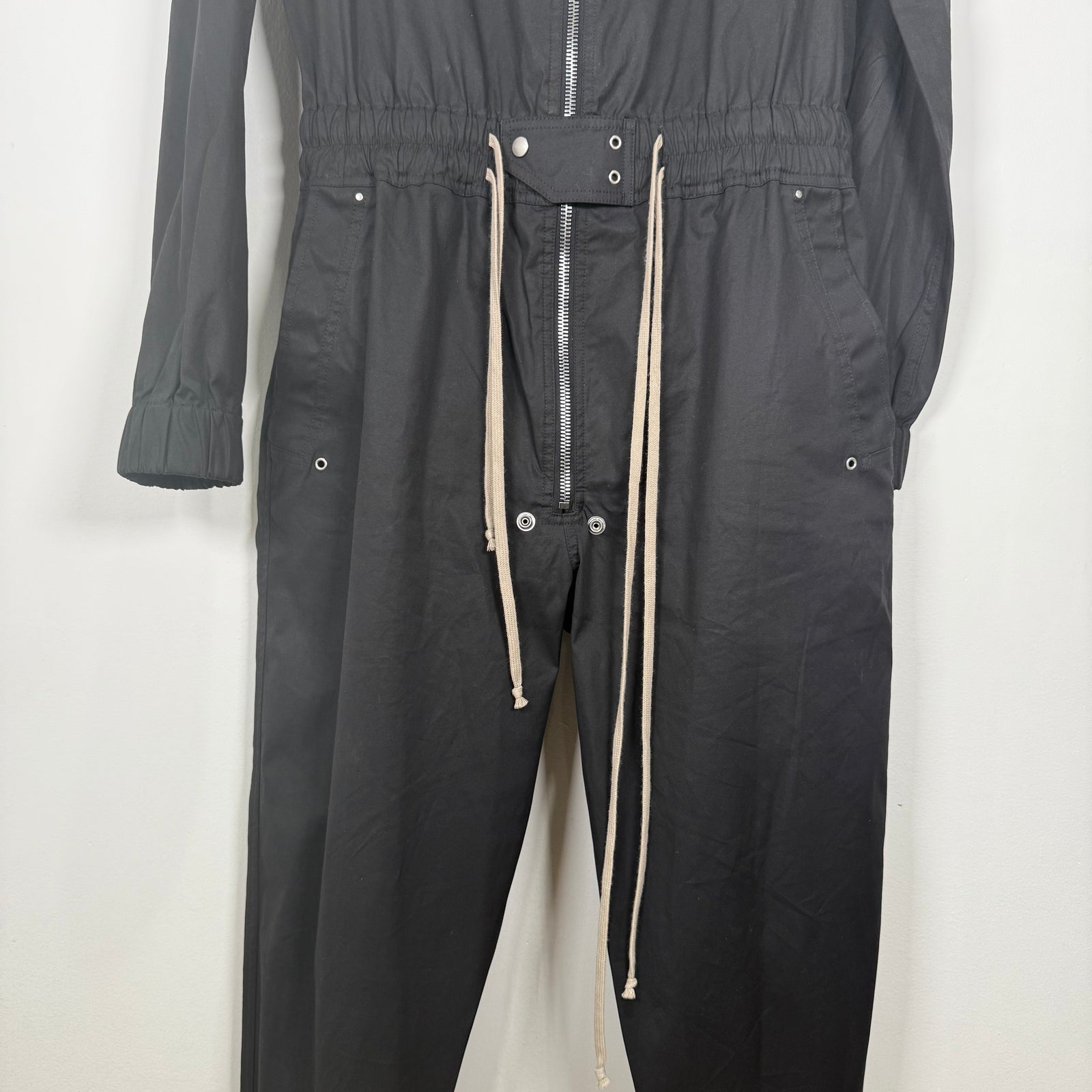 Rick Owens Luxor FW/23 Black Jumpsuit Size XL