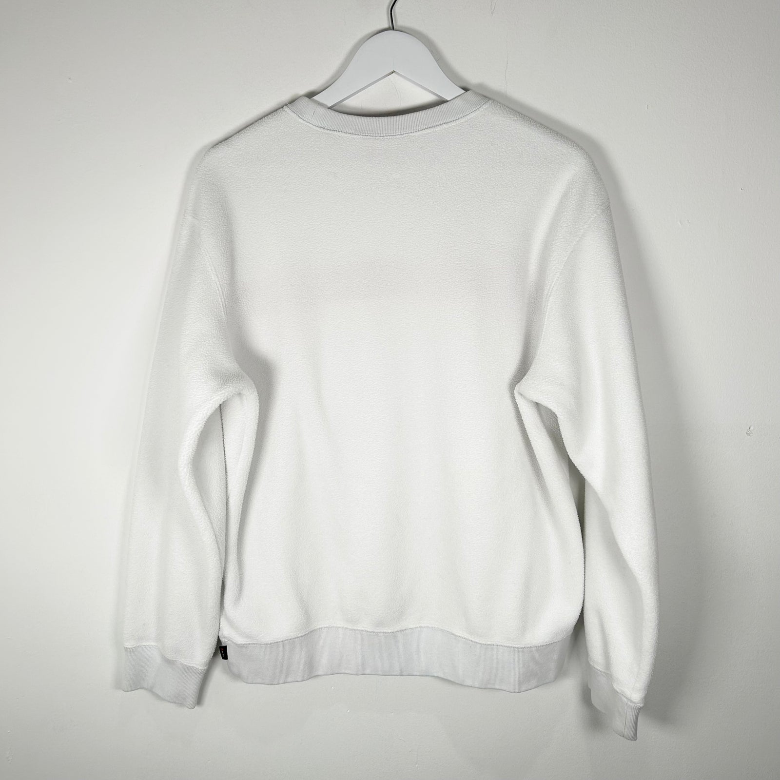 Supreme Polartec White Fleece Crewneck Size M