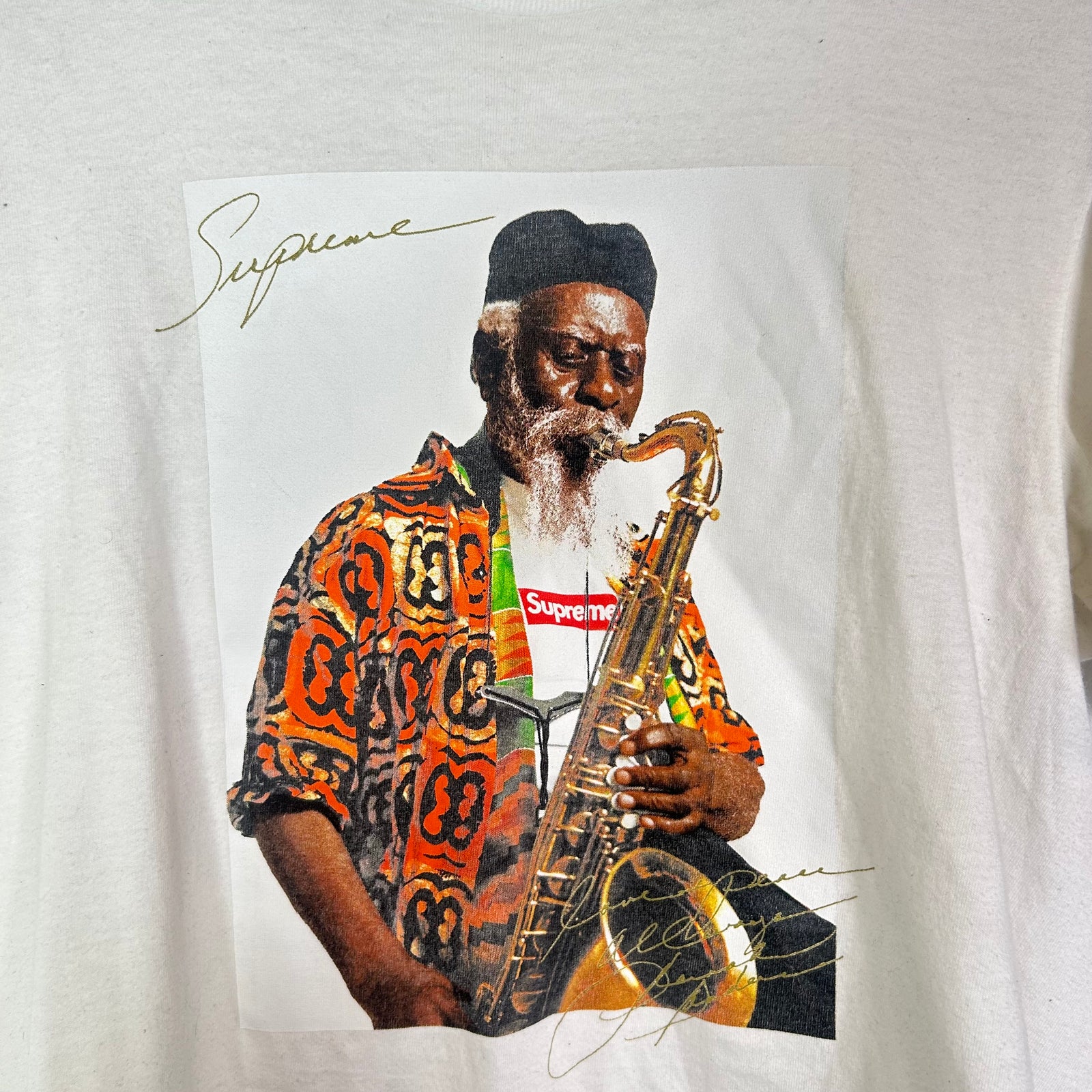 Supreme Pharoah Sanders Portrait T-Shirt