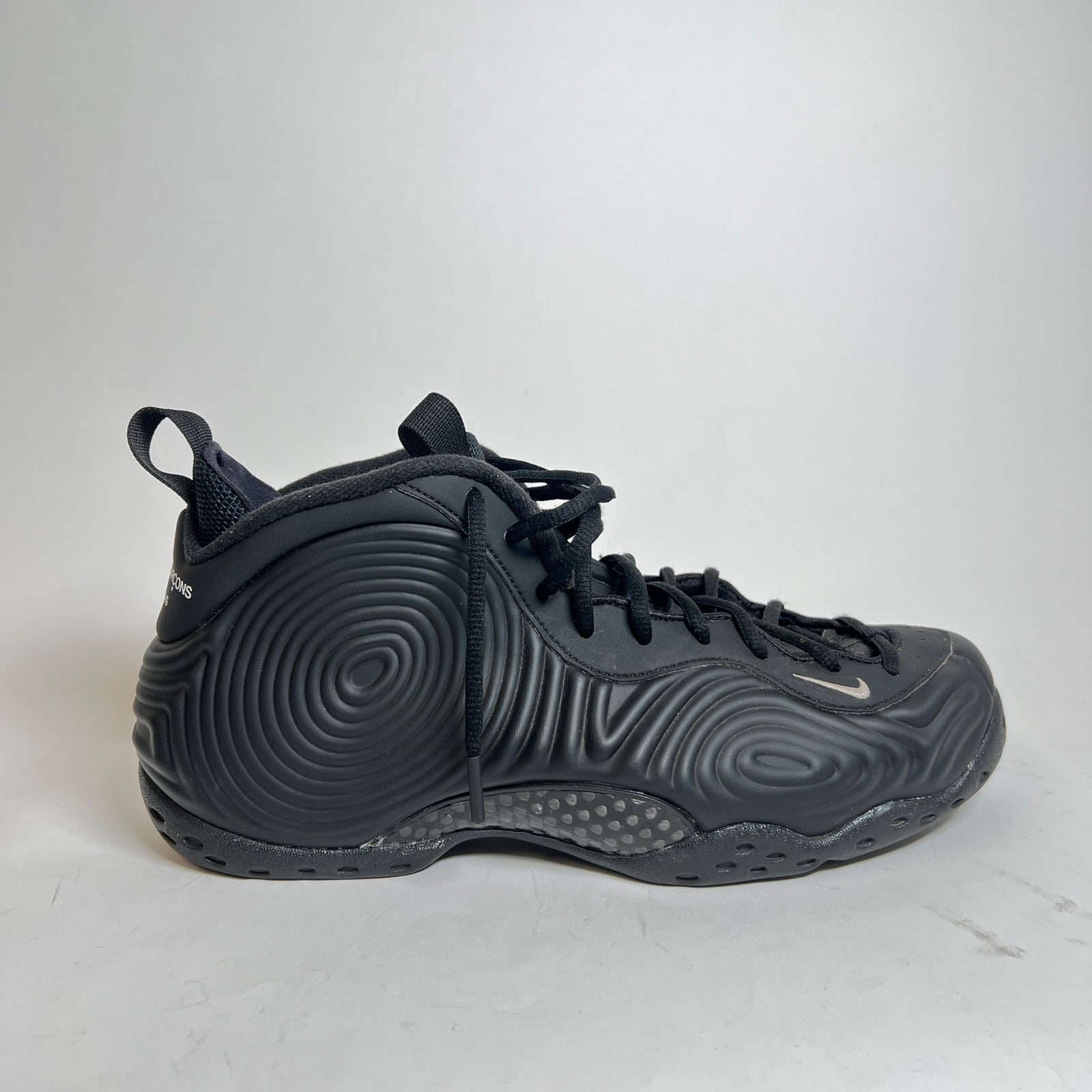 Comme Des Garçons x Nike Black Swirl Foamposites Size 10.5