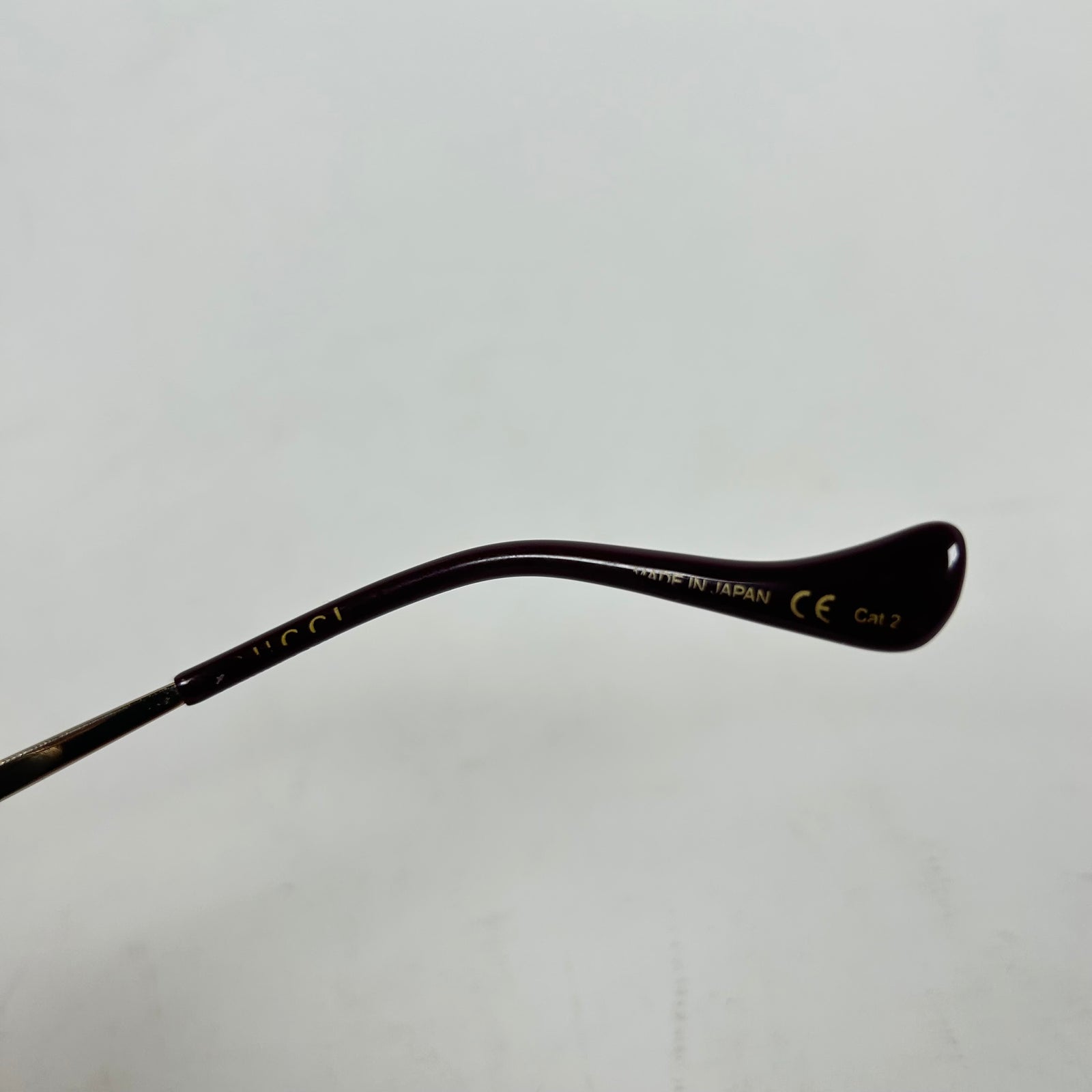 Gucci Gold/Purple Gradient Sunglasses