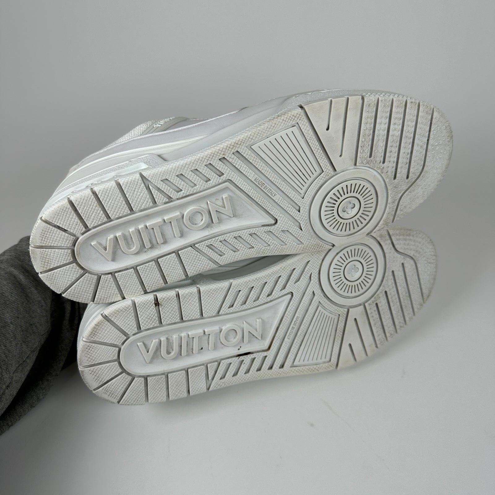Louis Vuitton Triple White Trainer Size 7LV