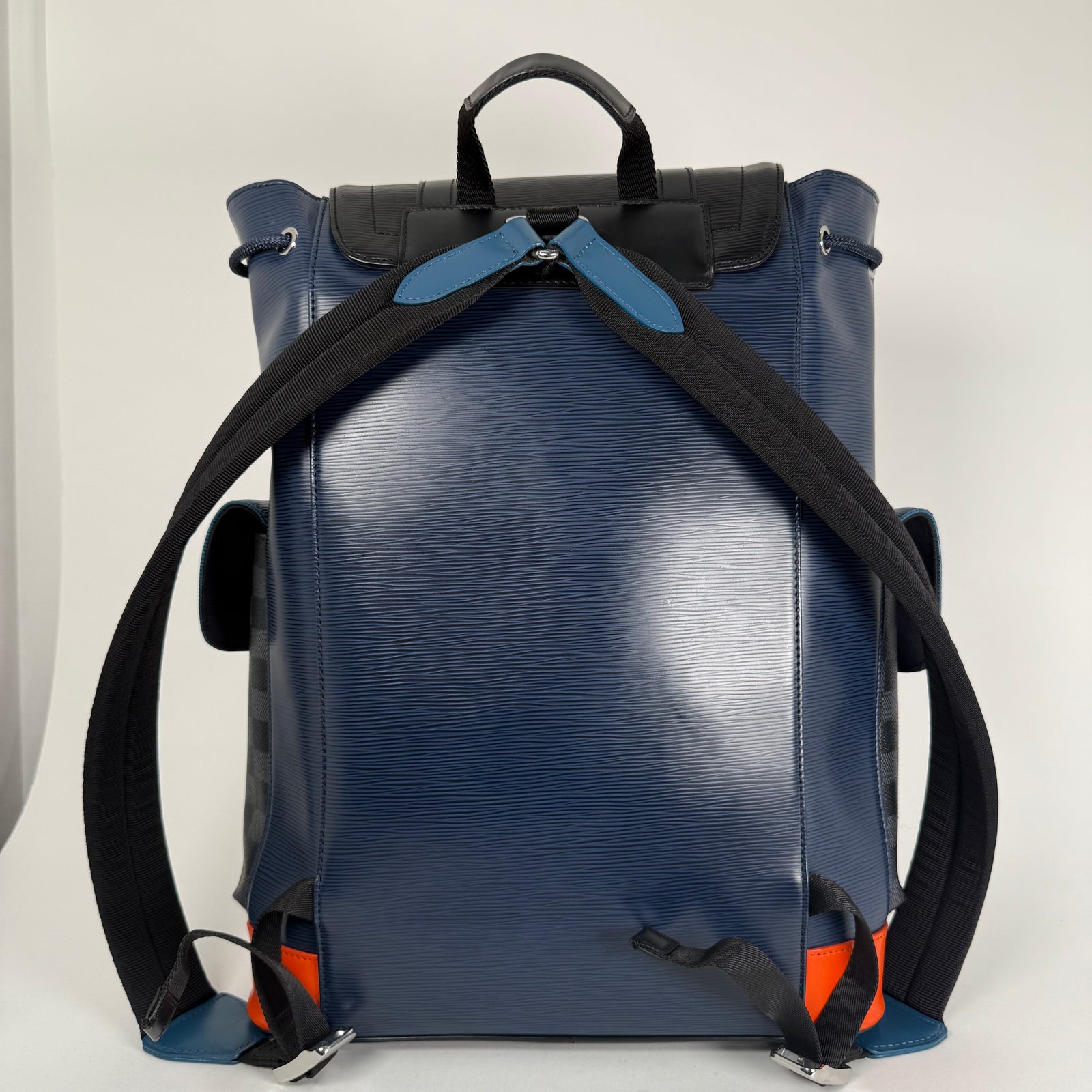 Louis Vuitton Epi Christopher Damier Cobalt Backpack