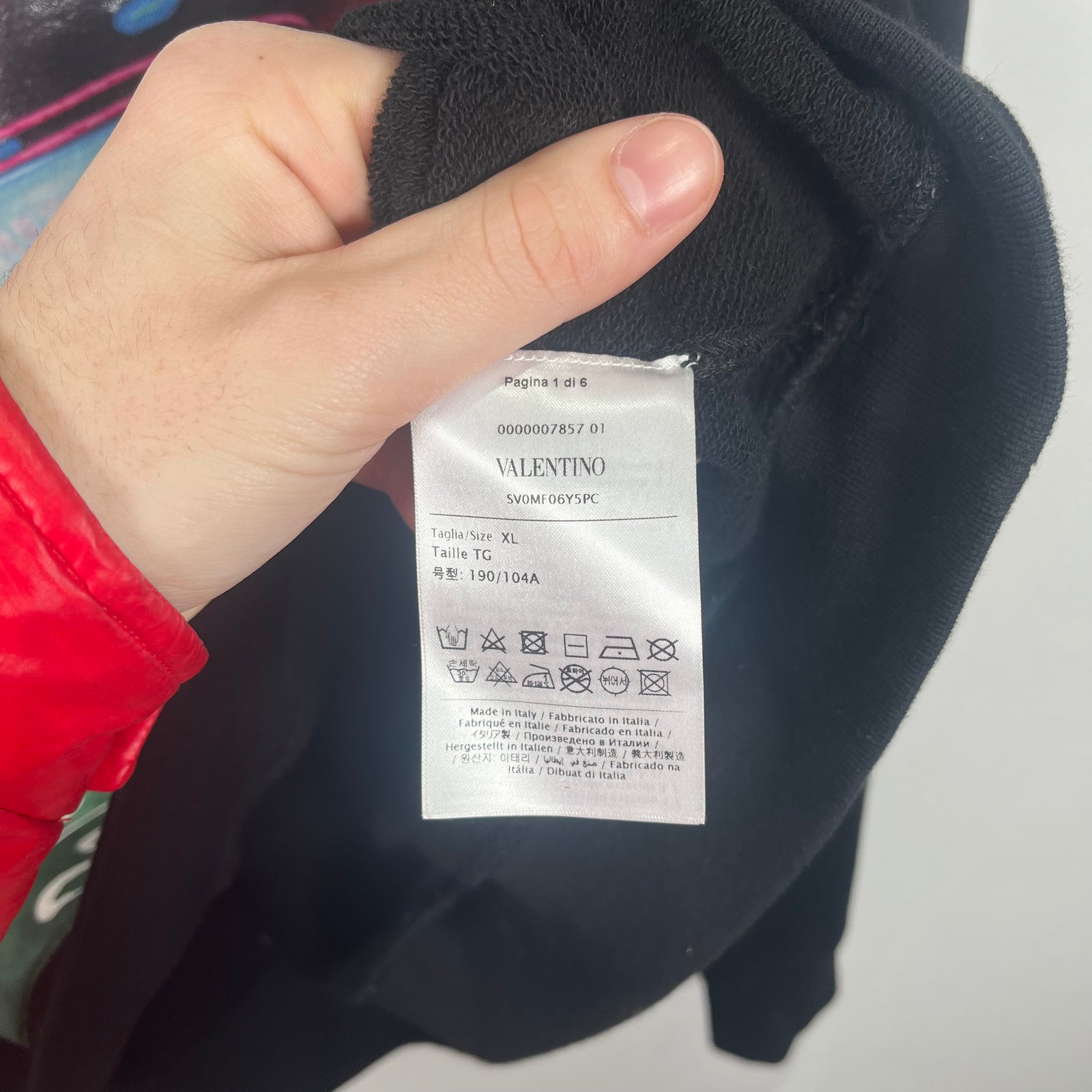 Valentino x Undercover Graphic Hoodie Size XL
