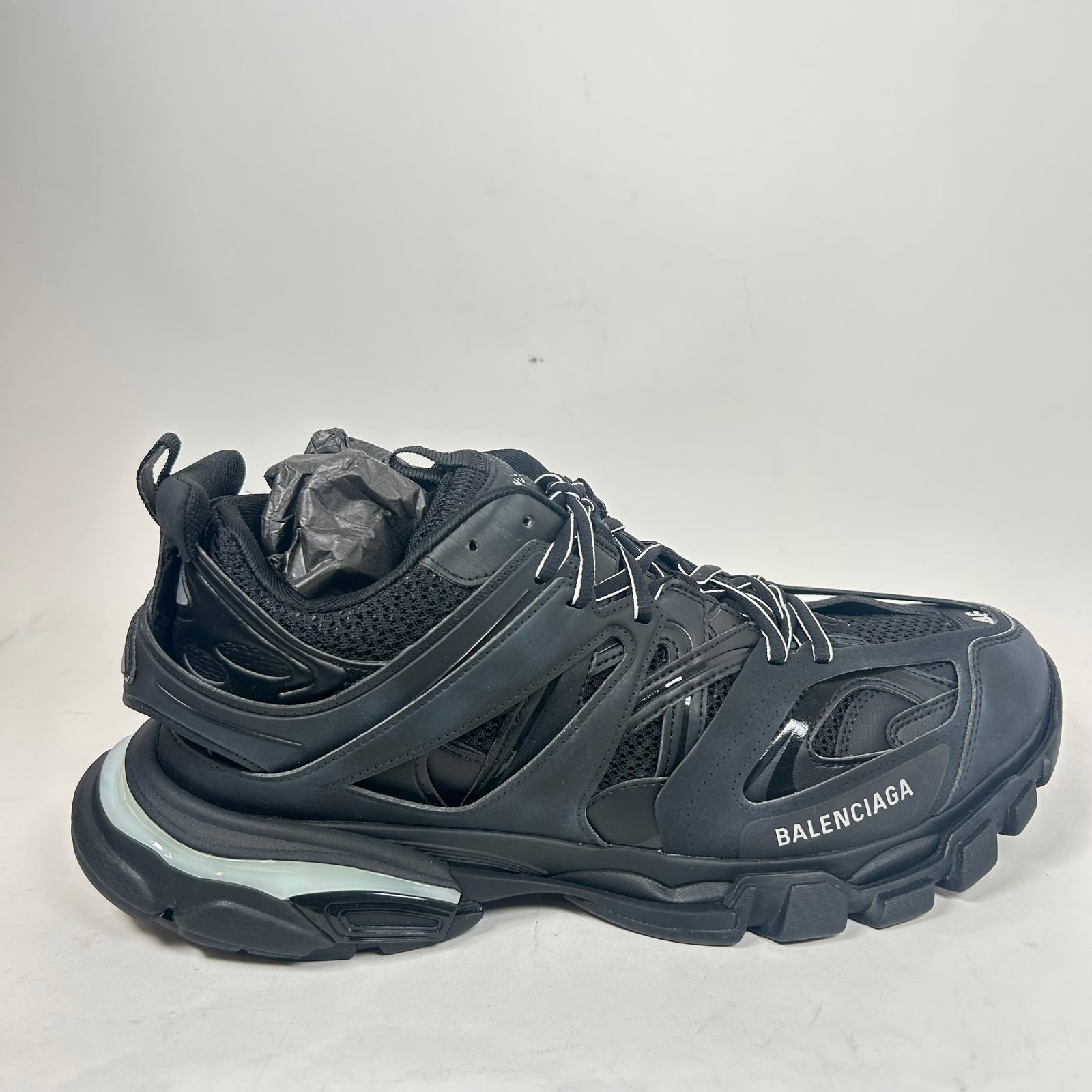 Balenciaga Black LED Track Sneaker Size 46