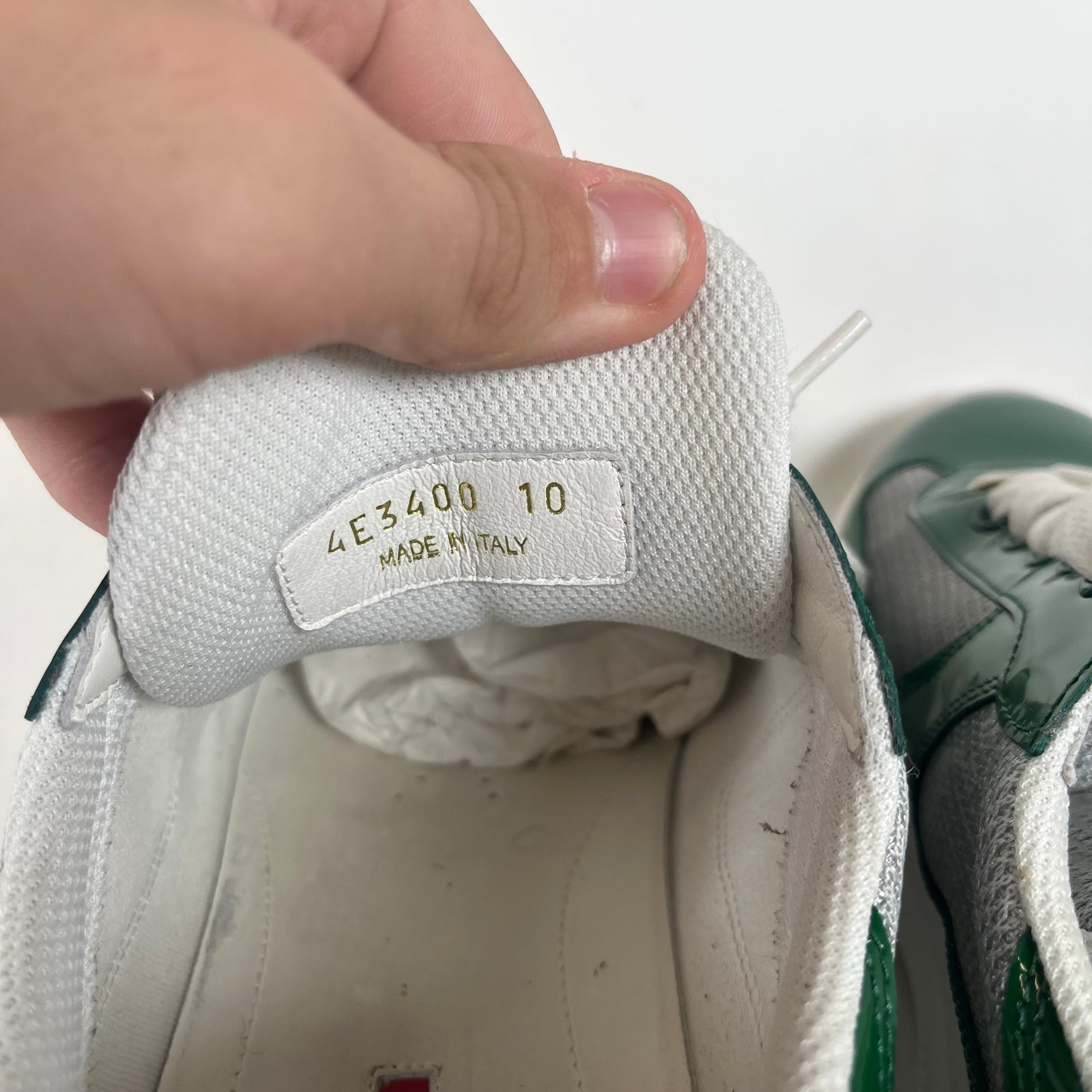 Prada Green Cups Size 10.5